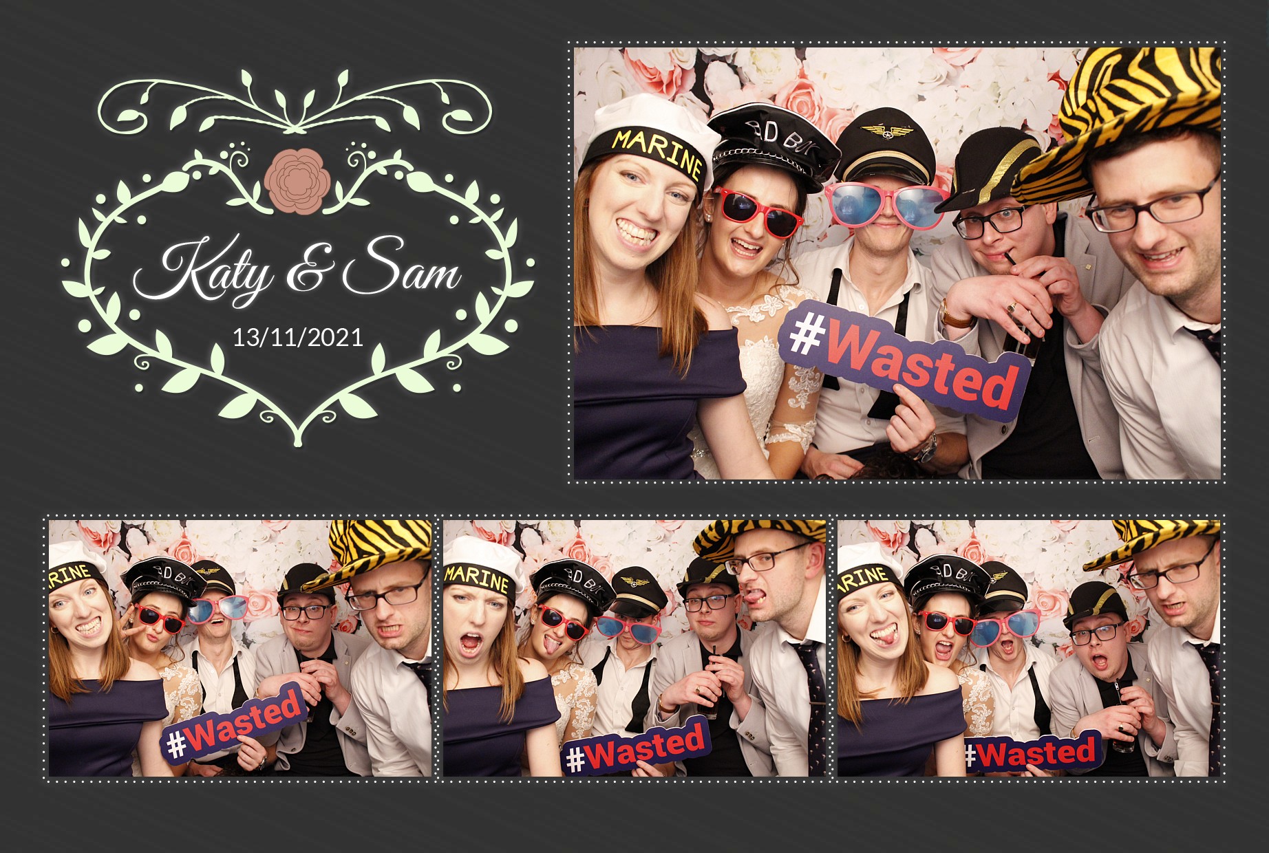 Katy & Sam's Wedding | View more photos from the event at gallery.myphotoboothexperience.co.uk/u/MyPhotoBoothExperienceLtd/Katy-Sams-Wedding