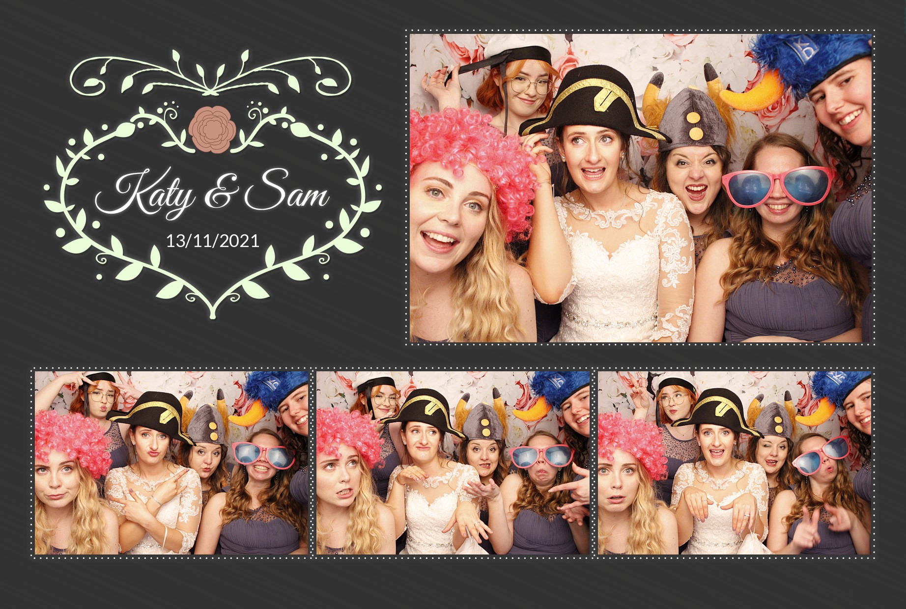 Katy & Sam's Wedding | View more photos from the event at gallery.myphotoboothexperience.co.uk/u/MyPhotoBoothExperienceLtd/Katy-Sams-Wedding