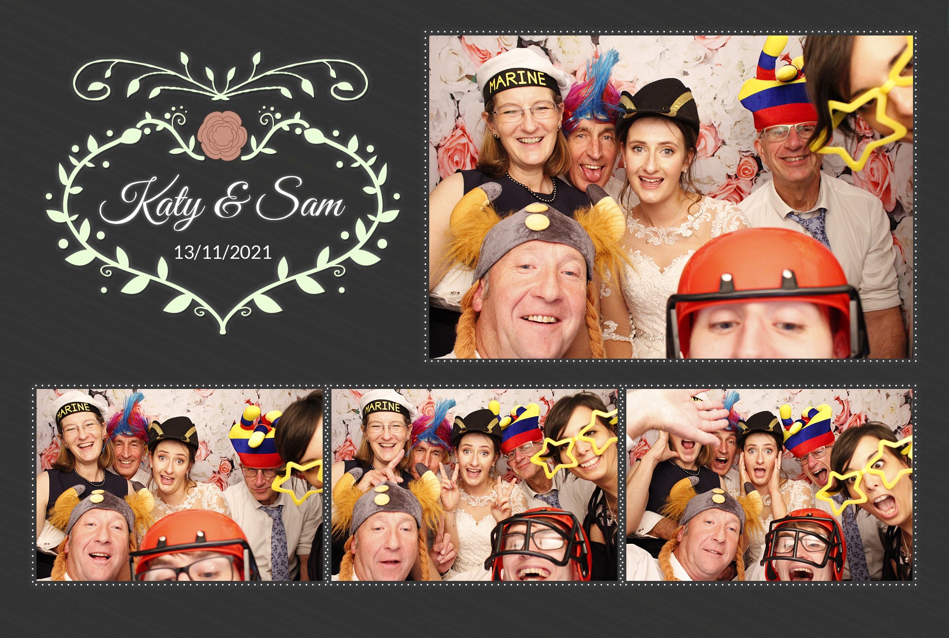 Katy & Sam's Wedding | View more photos from the event at gallery.myphotoboothexperience.co.uk/u/MyPhotoBoothExperienceLtd/Katy-Sams-Wedding