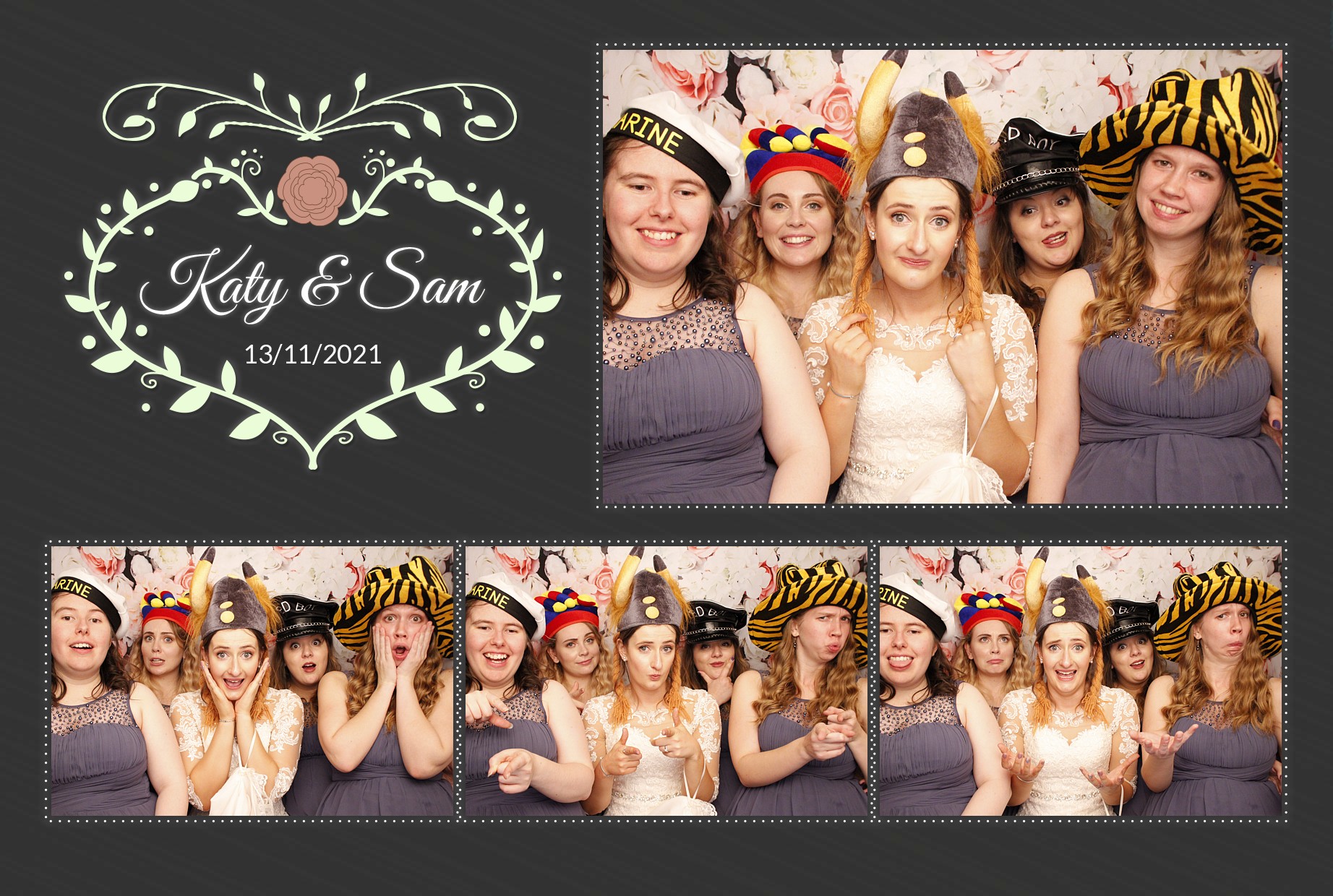 Katy & Sam's Wedding | View more photos from the event at gallery.myphotoboothexperience.co.uk/u/MyPhotoBoothExperienceLtd/Katy-Sams-Wedding