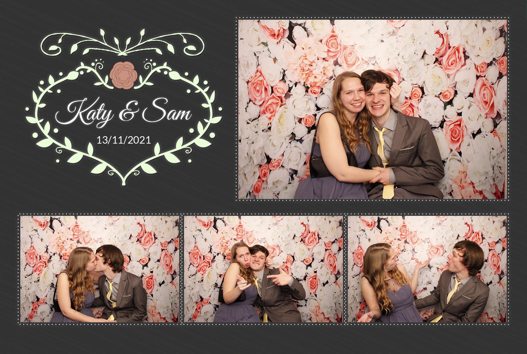 Katy & Sam's Wedding | View more photos from the event at gallery.myphotoboothexperience.co.uk/u/MyPhotoBoothExperienceLtd/Katy-Sams-Wedding
