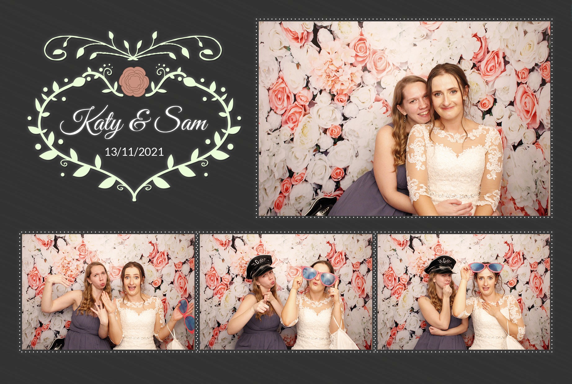 Katy & Sam's Wedding | View more photos from the event at gallery.myphotoboothexperience.co.uk/u/MyPhotoBoothExperienceLtd/Katy-Sams-Wedding
