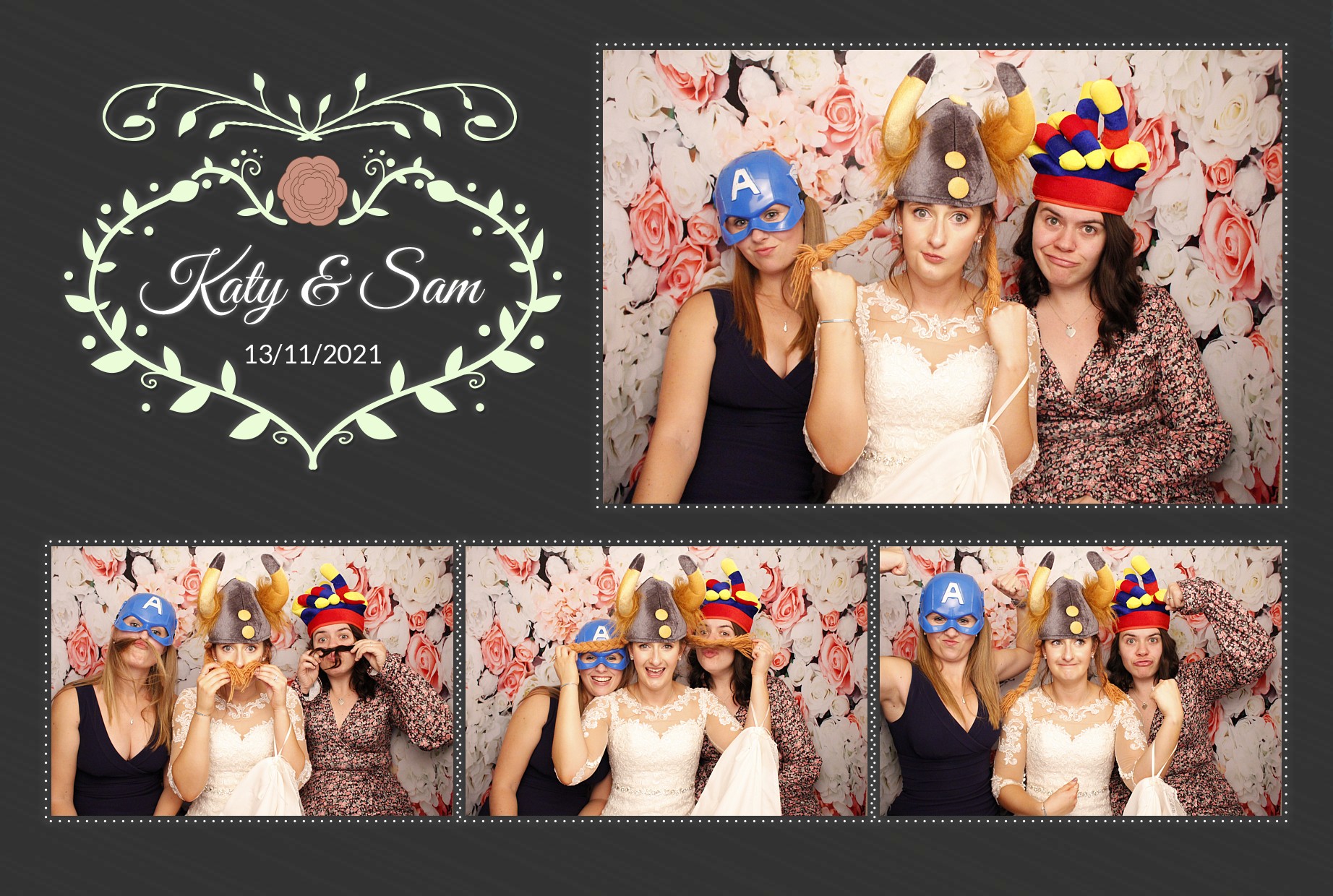 Katy & Sam's Wedding | View more photos from the event at gallery.myphotoboothexperience.co.uk/u/MyPhotoBoothExperienceLtd/Katy-Sams-Wedding