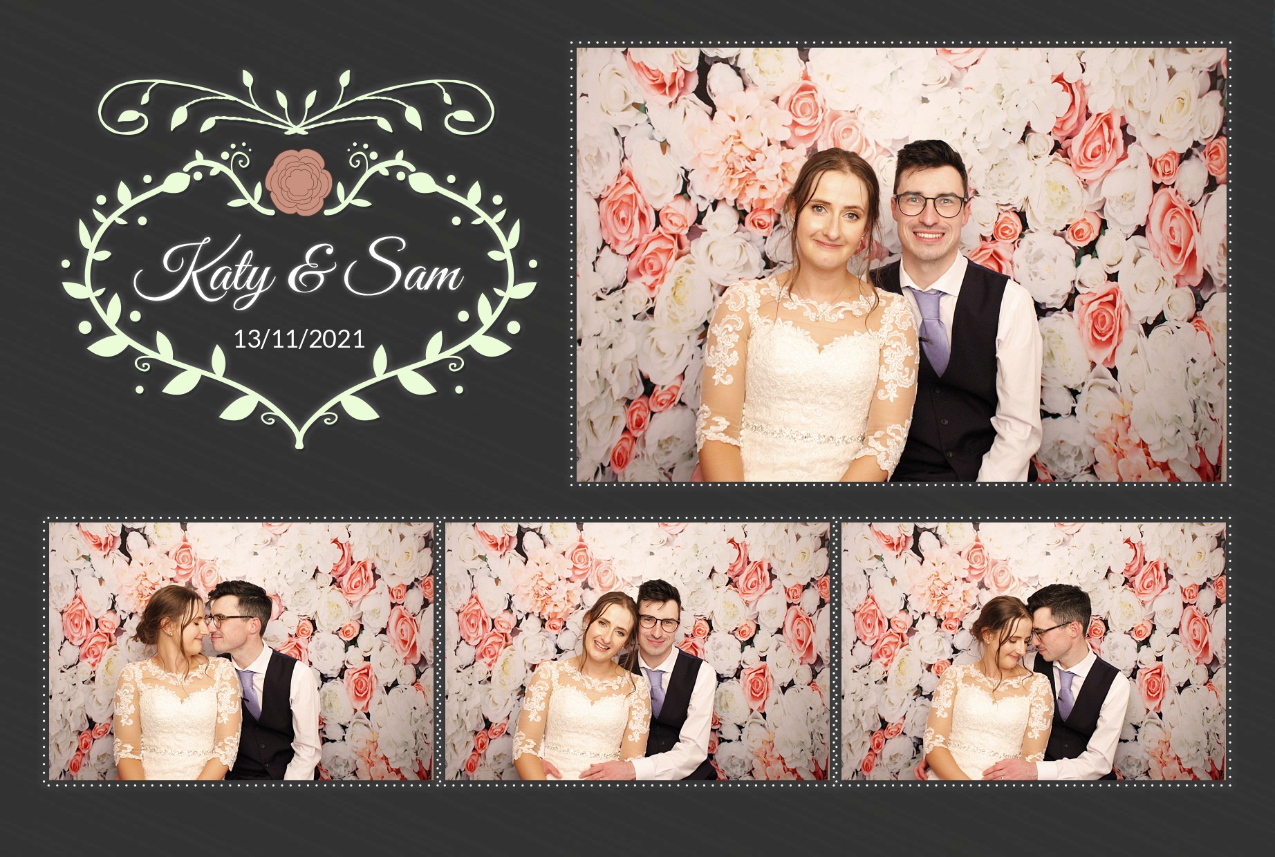 Katy & Sam's Wedding | View more photos from the event at gallery.myphotoboothexperience.co.uk/u/MyPhotoBoothExperienceLtd/Katy-Sams-Wedding