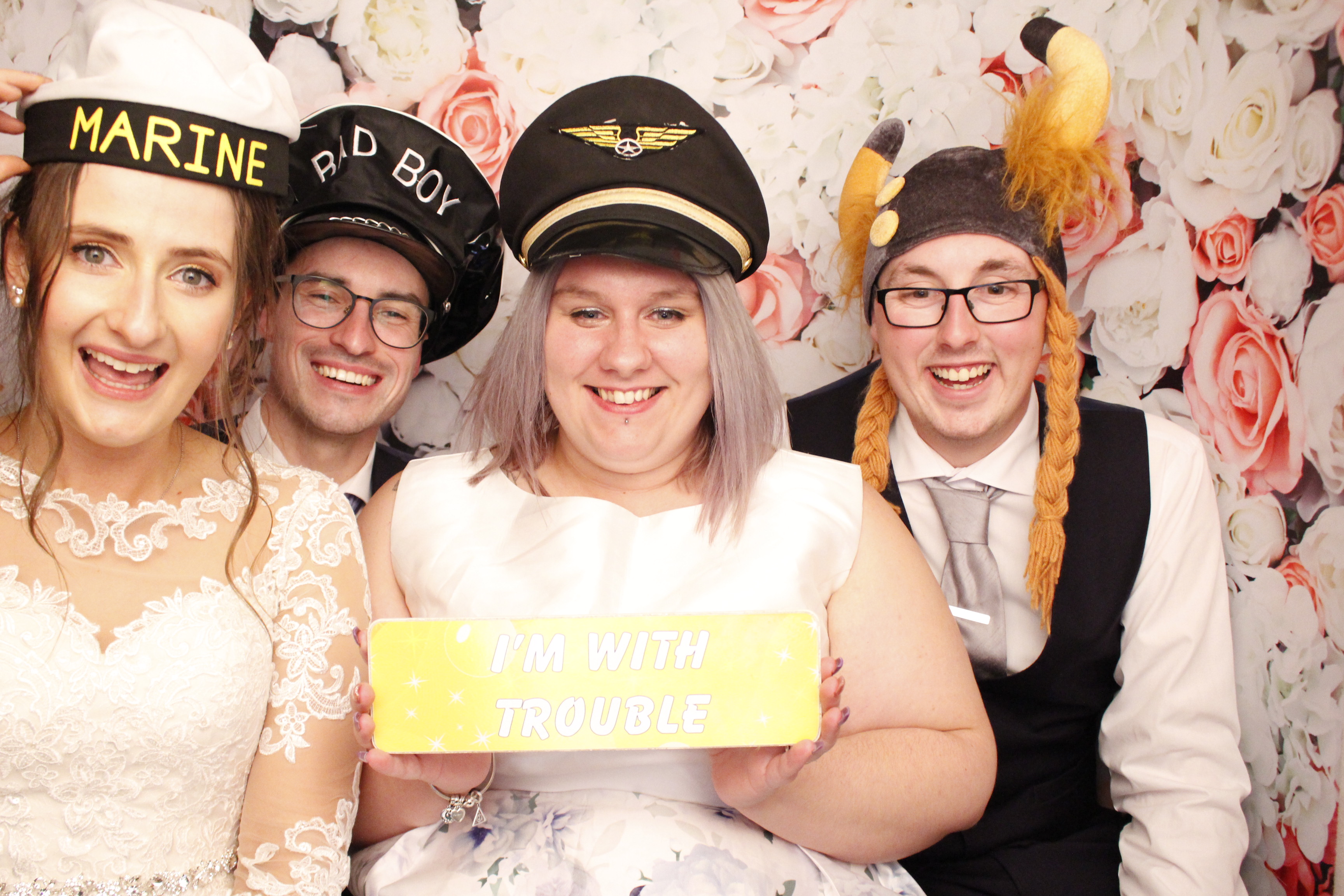 Katy & Sam's Wedding | View more photos from the event at gallery.myphotoboothexperience.co.uk/u/MyPhotoBoothExperienceLtd/Katy-Sams-Wedding