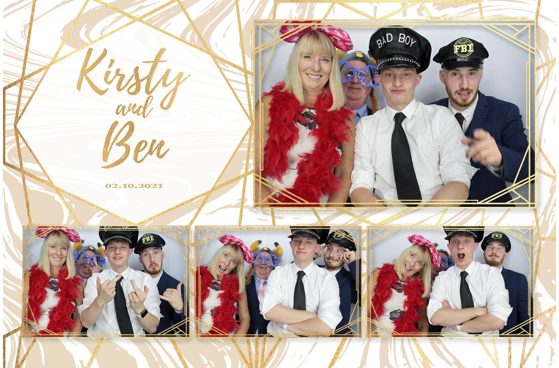 Kirsty and Ben's Wedding  | View more photos from the event at gallery.myphotoboothexperience.co.uk/u/MyPhotoBoothExperienceLtd/Kirsty-and-Bens-Wedding