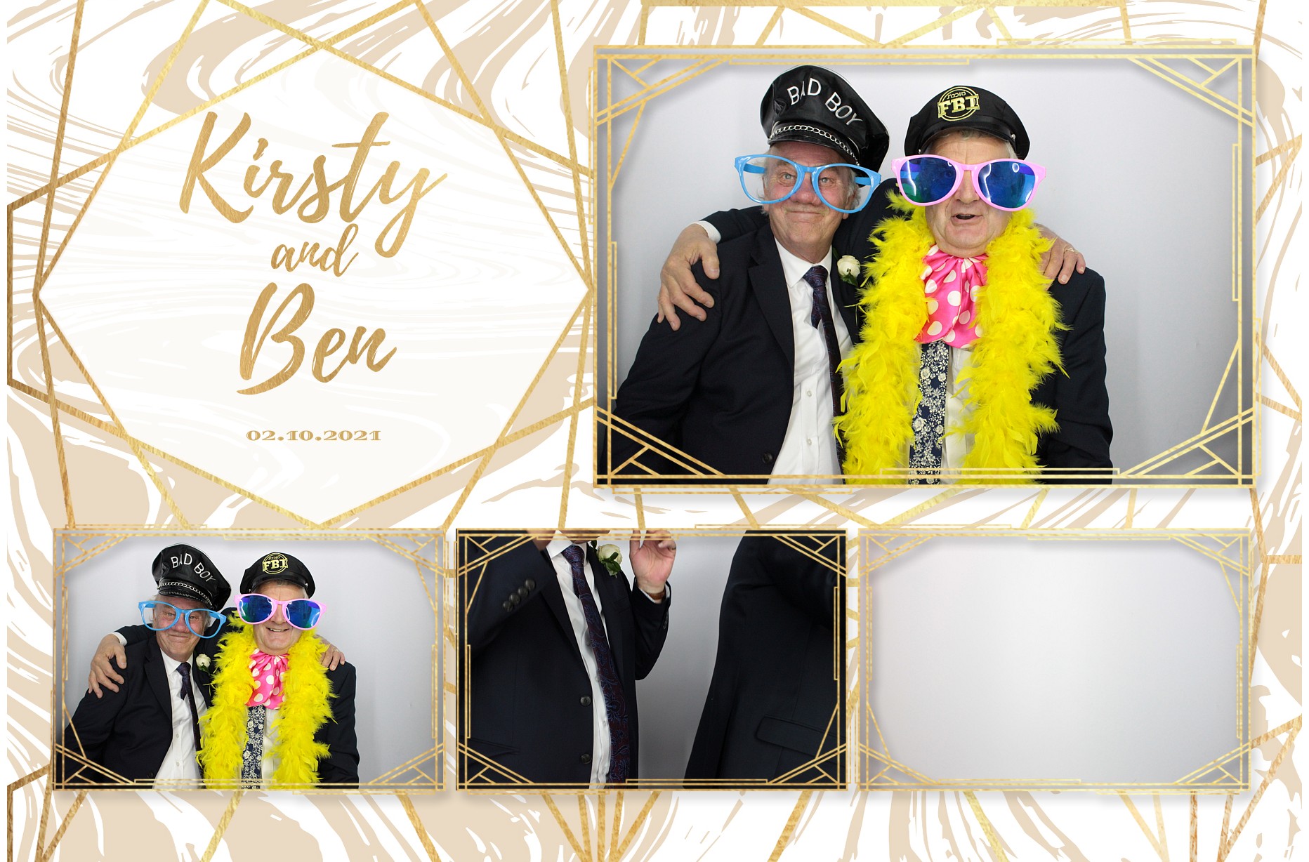 Kirsty and Ben's Wedding  | View more photos from the event at gallery.myphotoboothexperience.co.uk/u/MyPhotoBoothExperienceLtd/Kirsty-and-Bens-Wedding