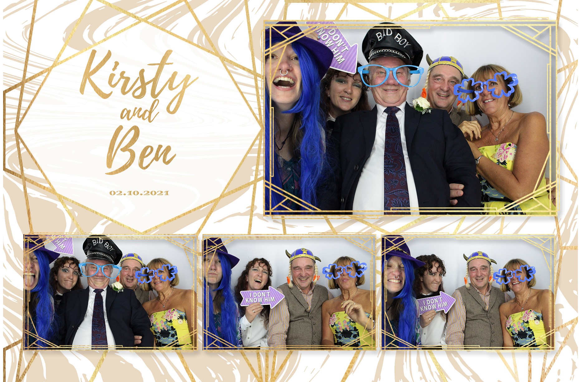 Kirsty and Ben's Wedding  | View more photos from the event at gallery.myphotoboothexperience.co.uk/u/MyPhotoBoothExperienceLtd/Kirsty-and-Bens-Wedding