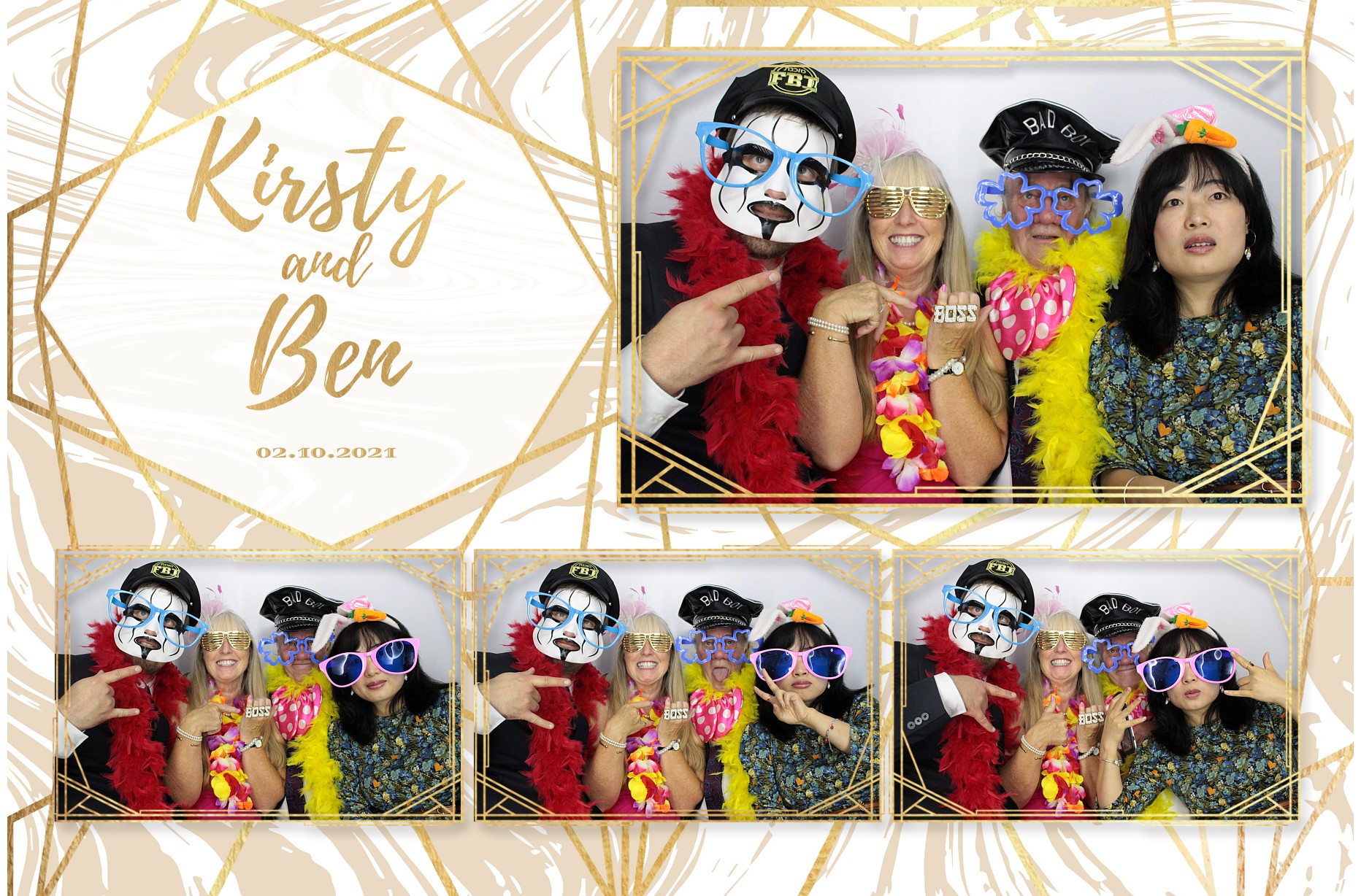 Kirsty and Ben's Wedding  | View more photos from the event at gallery.myphotoboothexperience.co.uk/u/MyPhotoBoothExperienceLtd/Kirsty-and-Bens-Wedding