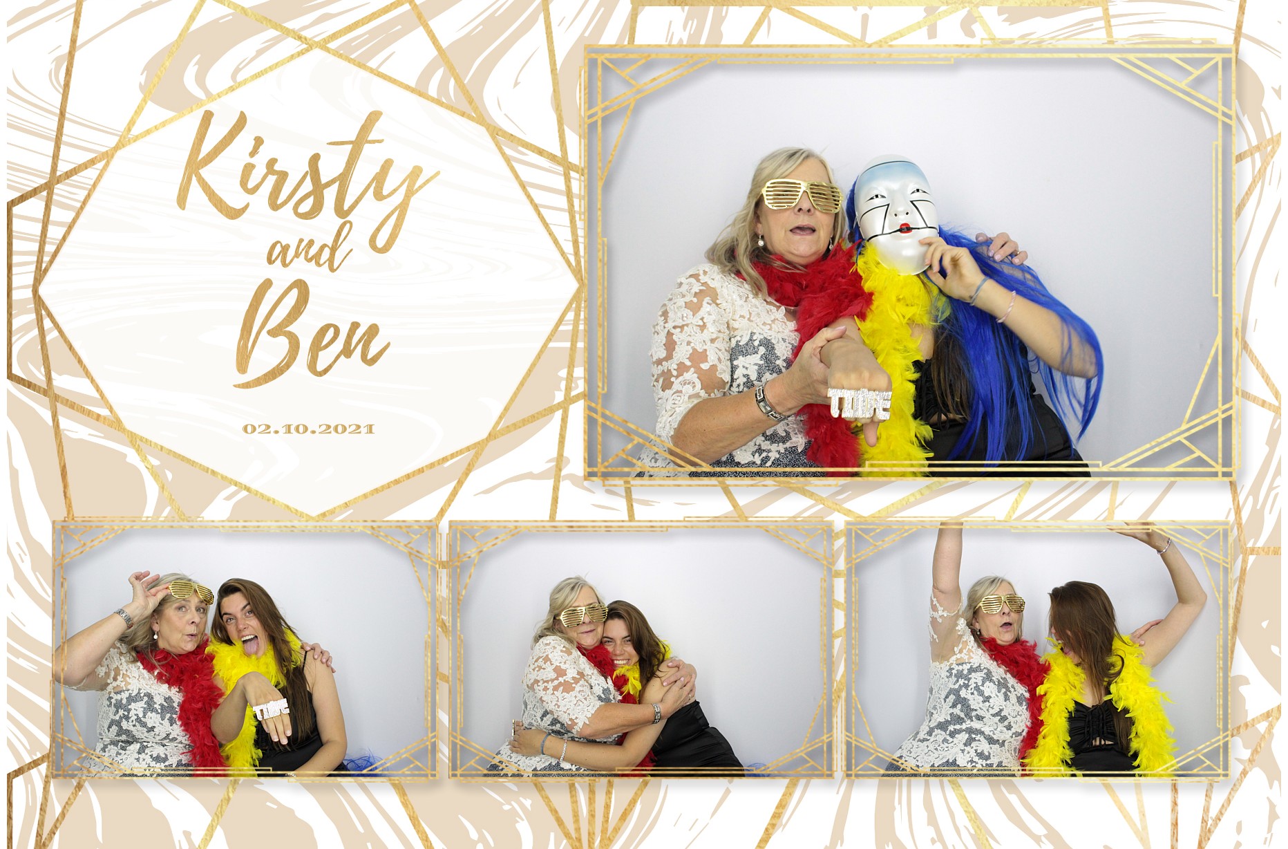 Kirsty and Ben's Wedding  | View more photos from the event at gallery.myphotoboothexperience.co.uk/u/MyPhotoBoothExperienceLtd/Kirsty-and-Bens-Wedding