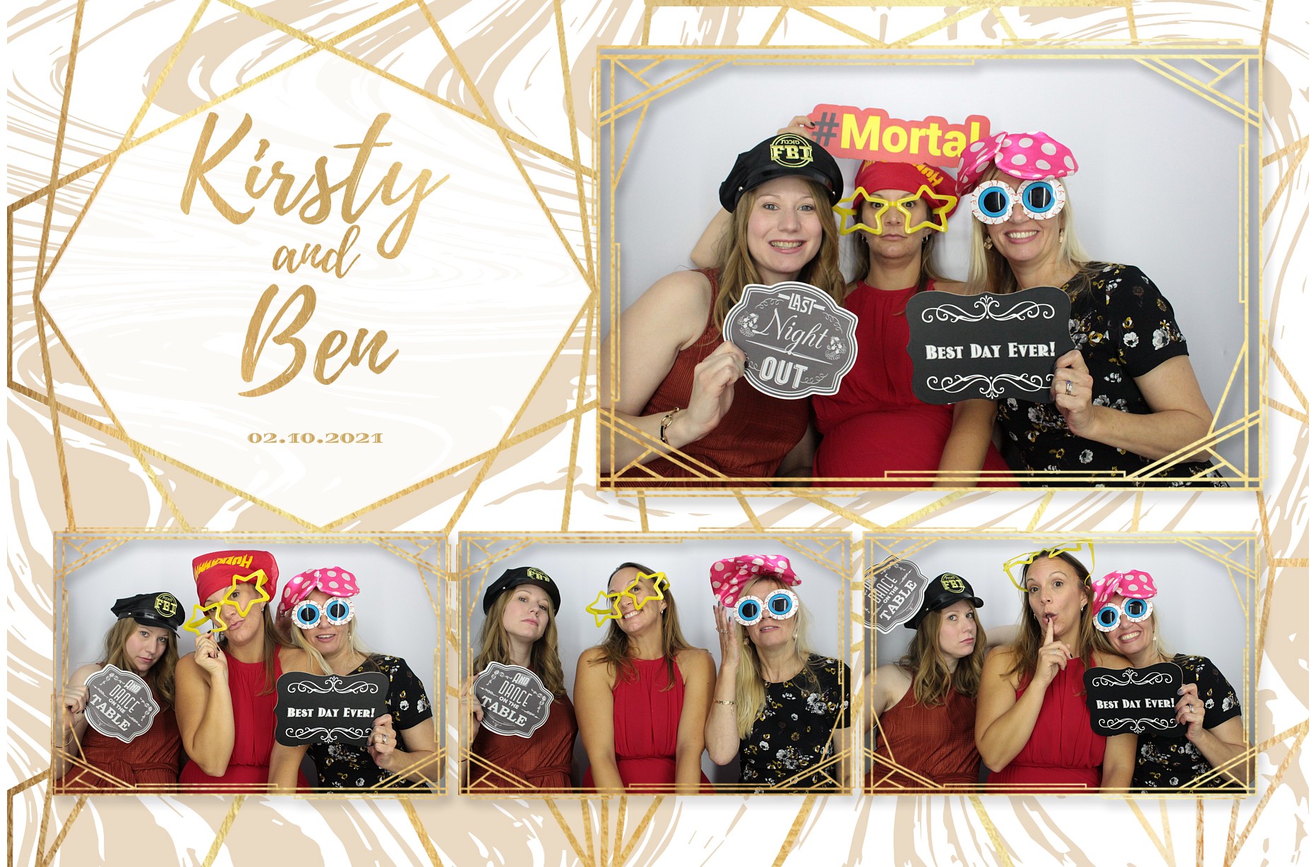 Kirsty and Ben's Wedding  | View more photos from the event at gallery.myphotoboothexperience.co.uk/u/MyPhotoBoothExperienceLtd/Kirsty-and-Bens-Wedding