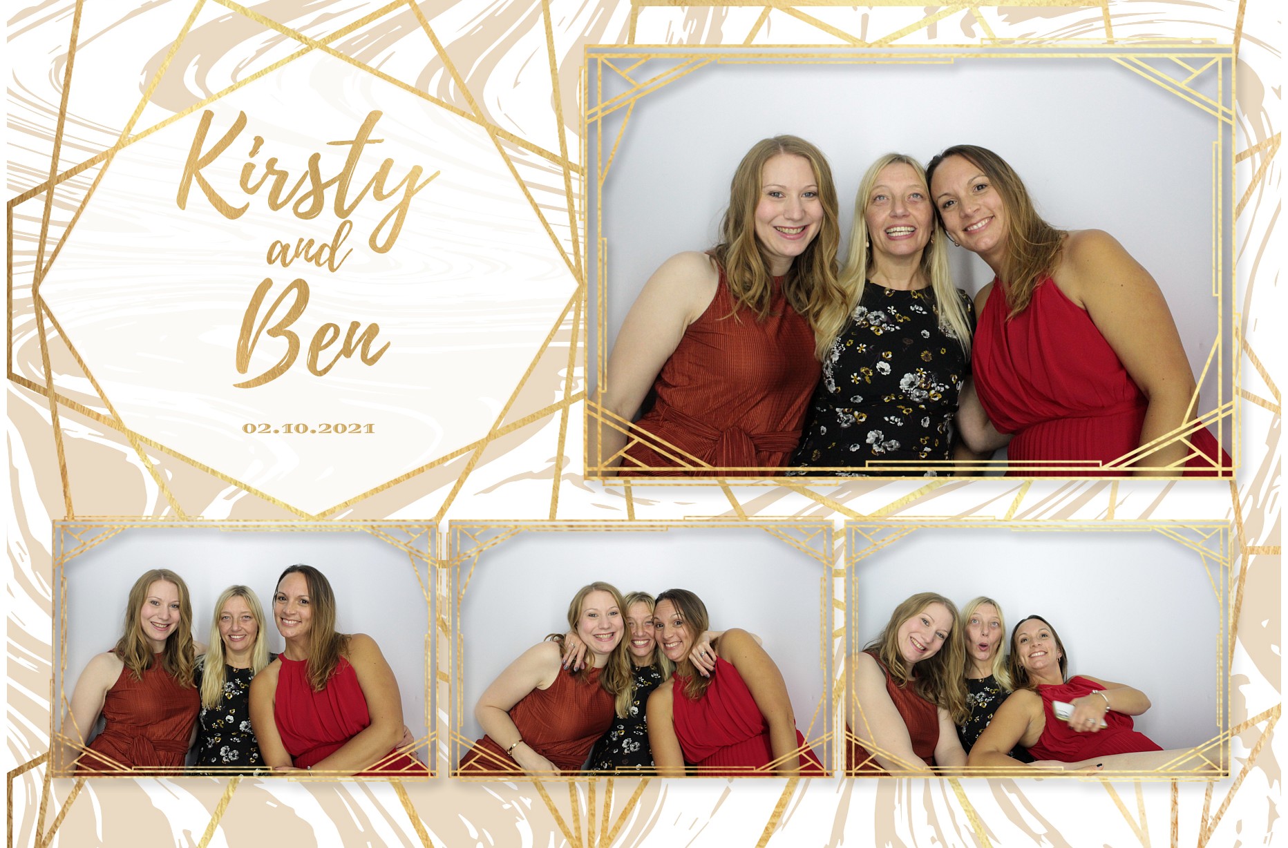 Kirsty and Ben's Wedding  | View more photos from the event at gallery.myphotoboothexperience.co.uk/u/MyPhotoBoothExperienceLtd/Kirsty-and-Bens-Wedding
