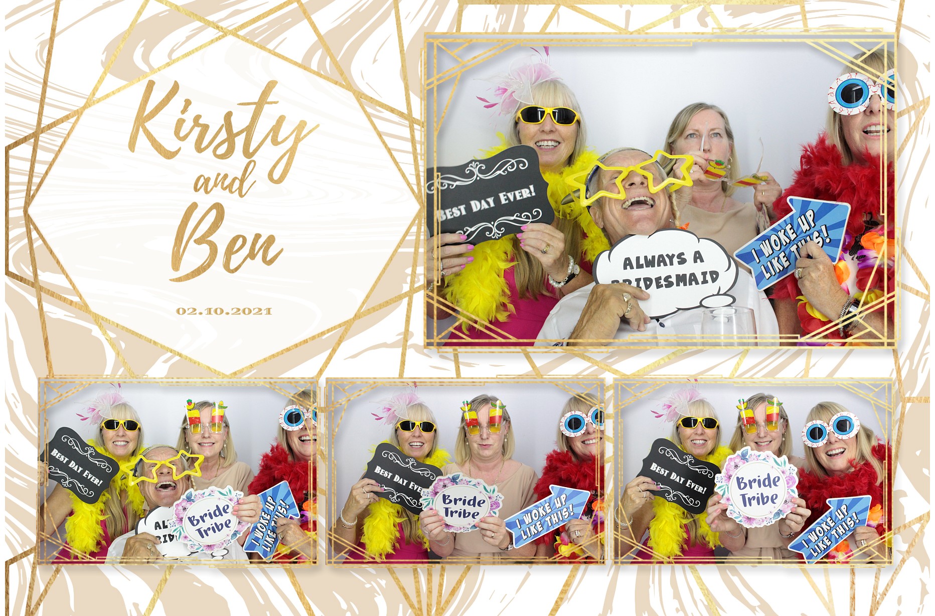 Kirsty and Ben's Wedding  | View more photos from the event at gallery.myphotoboothexperience.co.uk/u/MyPhotoBoothExperienceLtd/Kirsty-and-Bens-Wedding