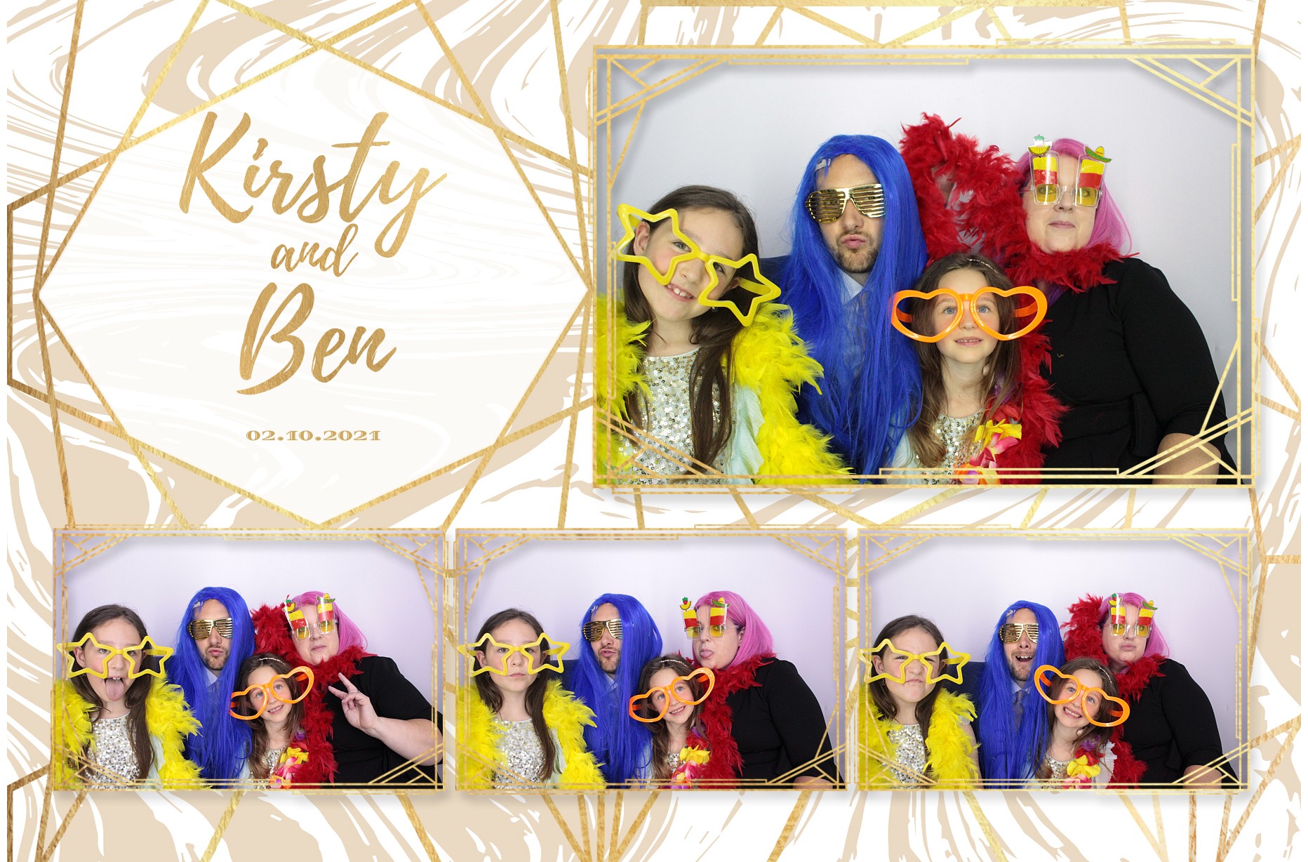 Kirsty and Ben's Wedding  | View more photos from the event at gallery.myphotoboothexperience.co.uk/u/MyPhotoBoothExperienceLtd/Kirsty-and-Bens-Wedding