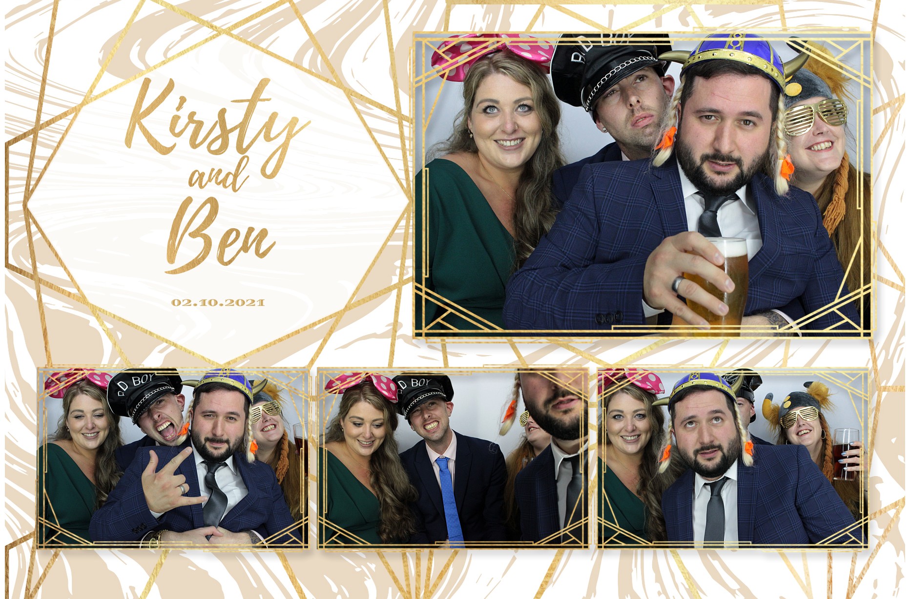 Kirsty and Ben's Wedding  | View more photos from the event at gallery.myphotoboothexperience.co.uk/u/MyPhotoBoothExperienceLtd/Kirsty-and-Bens-Wedding