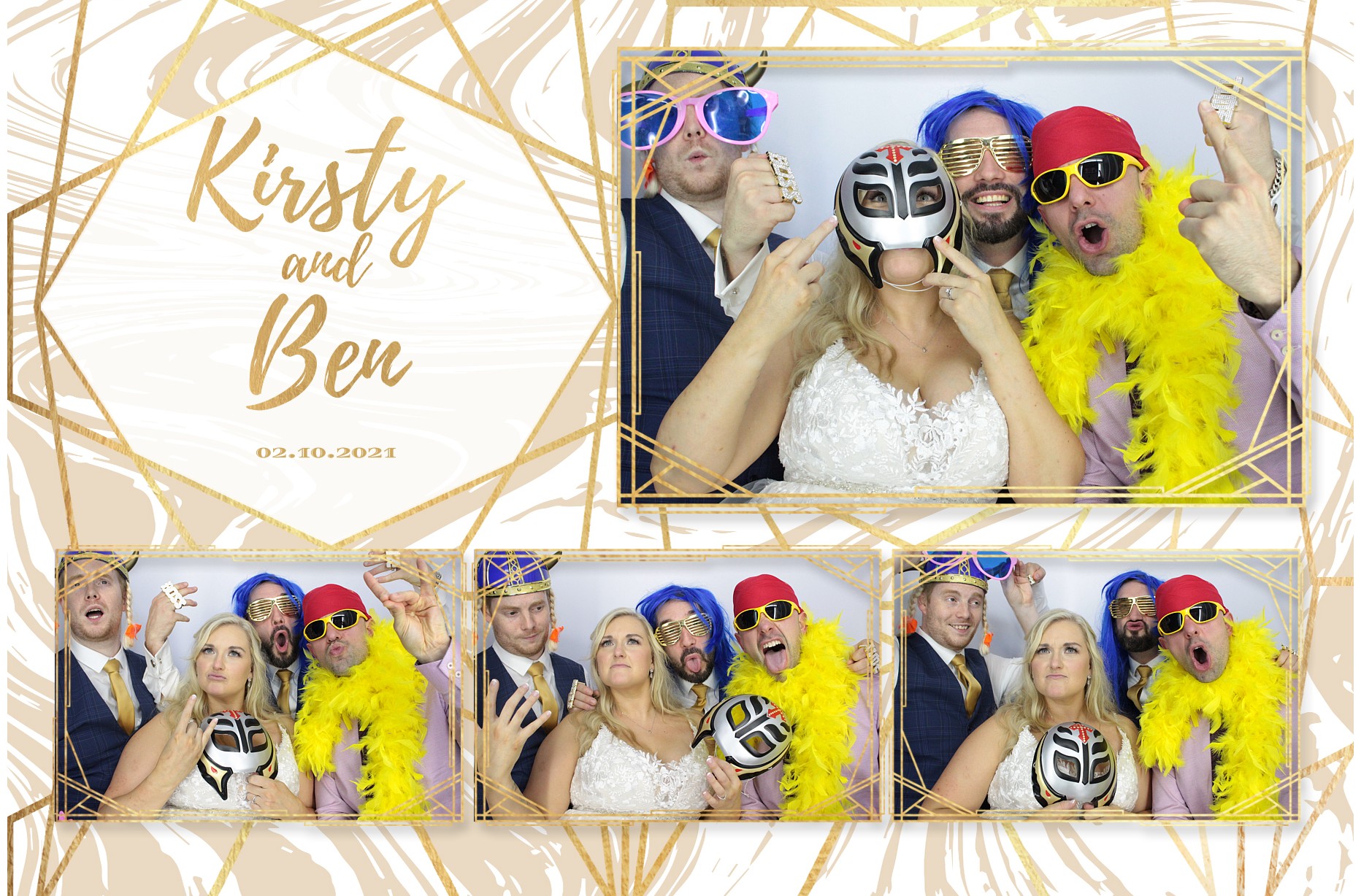 Kirsty and Ben's Wedding  | View more photos from the event at gallery.myphotoboothexperience.co.uk/u/MyPhotoBoothExperienceLtd/Kirsty-and-Bens-Wedding