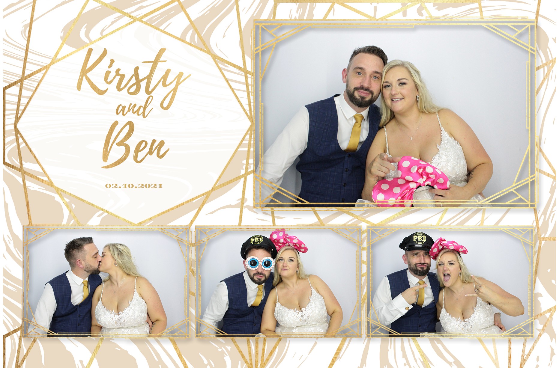 Kirsty and Ben's Wedding  | View more photos from the event at gallery.myphotoboothexperience.co.uk/u/MyPhotoBoothExperienceLtd/Kirsty-and-Bens-Wedding