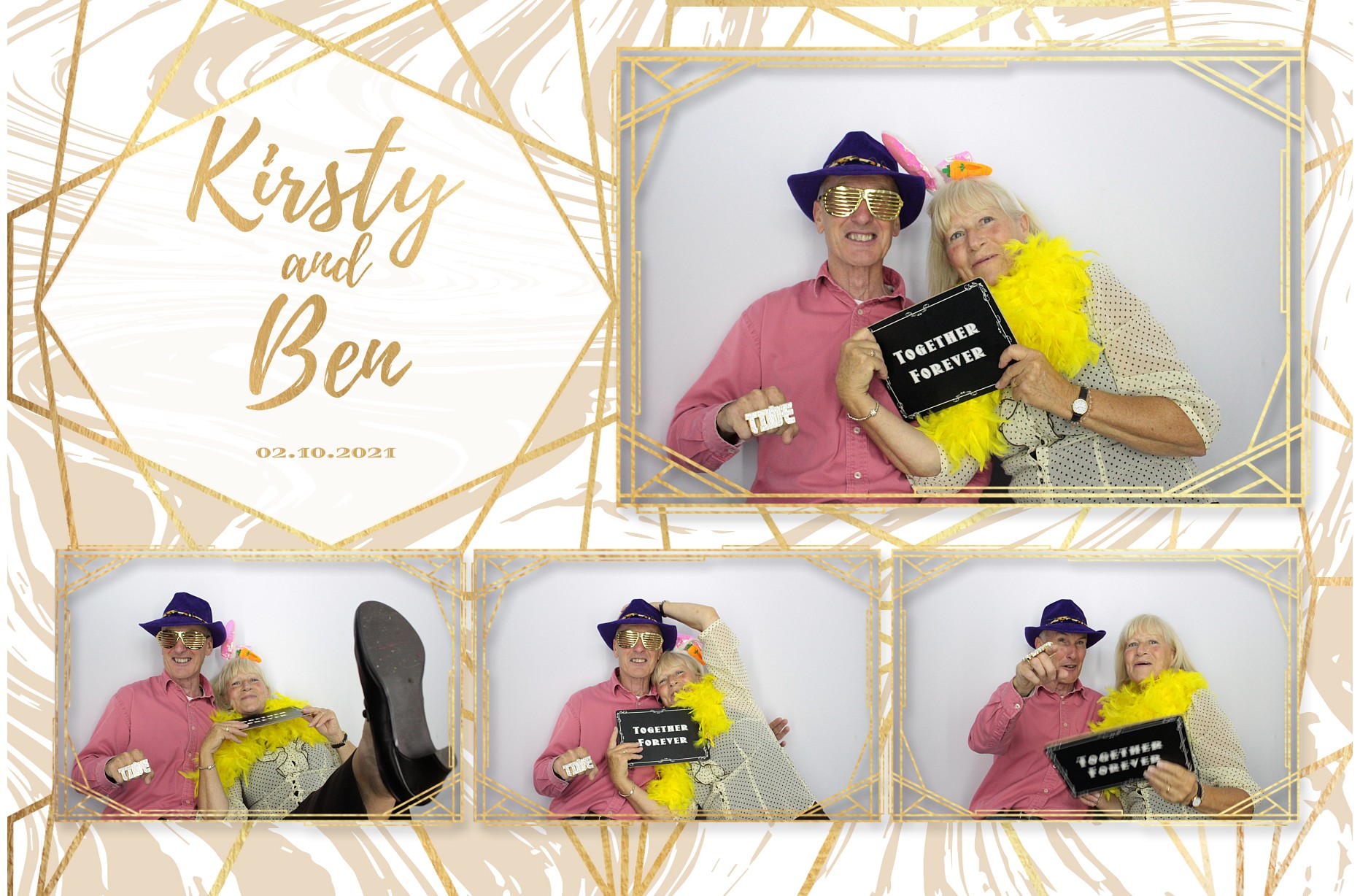 Kirsty and Ben's Wedding  | View more photos from the event at gallery.myphotoboothexperience.co.uk/u/MyPhotoBoothExperienceLtd/Kirsty-and-Bens-Wedding