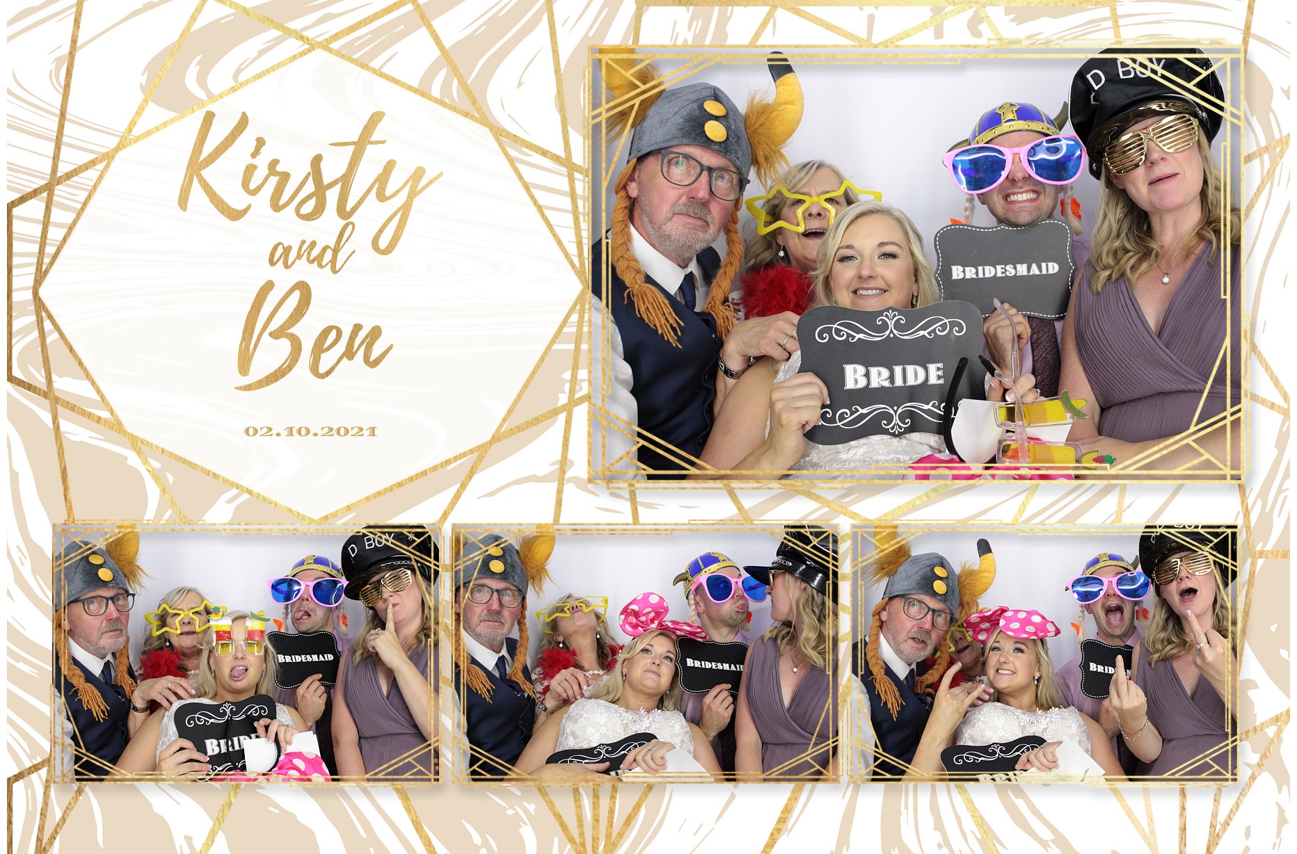 Kirsty and Ben's Wedding  | View more photos from the event at gallery.myphotoboothexperience.co.uk/u/MyPhotoBoothExperienceLtd/Kirsty-and-Bens-Wedding