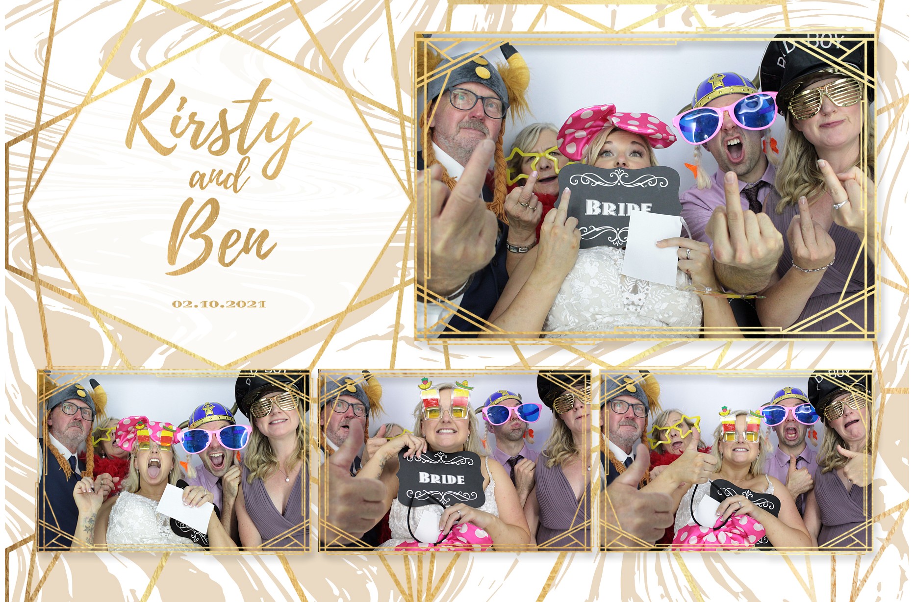 Kirsty and Ben's Wedding  | View more photos from the event at gallery.myphotoboothexperience.co.uk/u/MyPhotoBoothExperienceLtd/Kirsty-and-Bens-Wedding