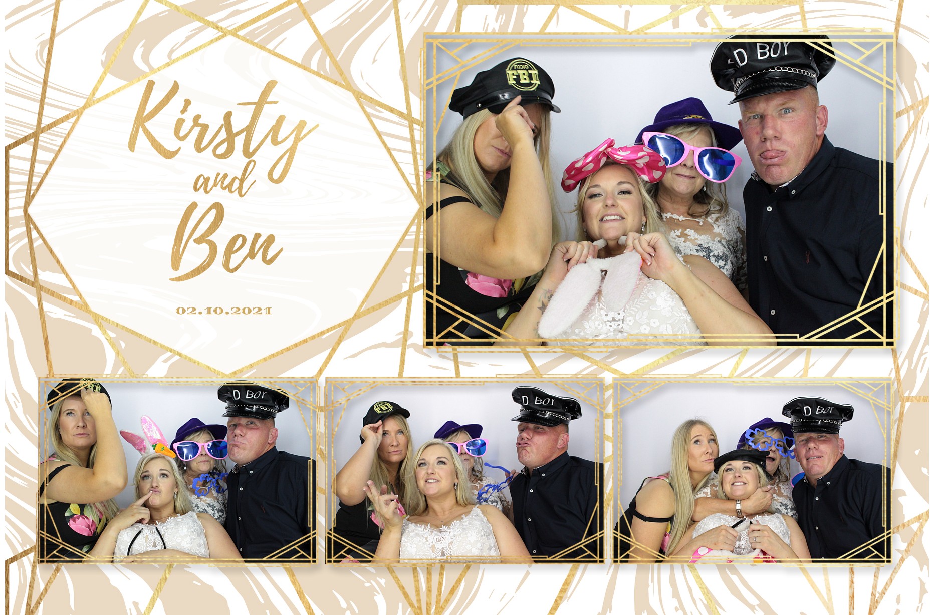 Kirsty and Ben's Wedding  | View more photos from the event at gallery.myphotoboothexperience.co.uk/u/MyPhotoBoothExperienceLtd/Kirsty-and-Bens-Wedding