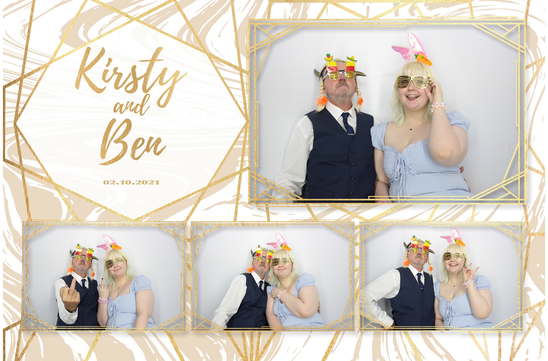 Kirsty and Ben's Wedding  | View more photos from the event at gallery.myphotoboothexperience.co.uk/u/MyPhotoBoothExperienceLtd/Kirsty-and-Bens-Wedding
