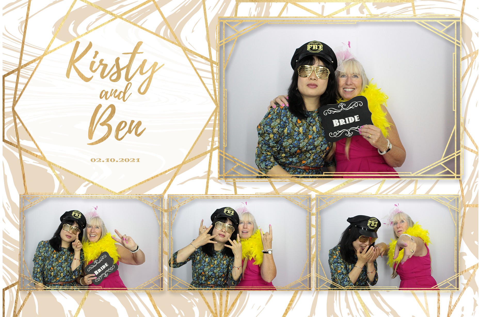 Kirsty and Ben's Wedding  | View more photos from the event at gallery.myphotoboothexperience.co.uk/u/MyPhotoBoothExperienceLtd/Kirsty-and-Bens-Wedding