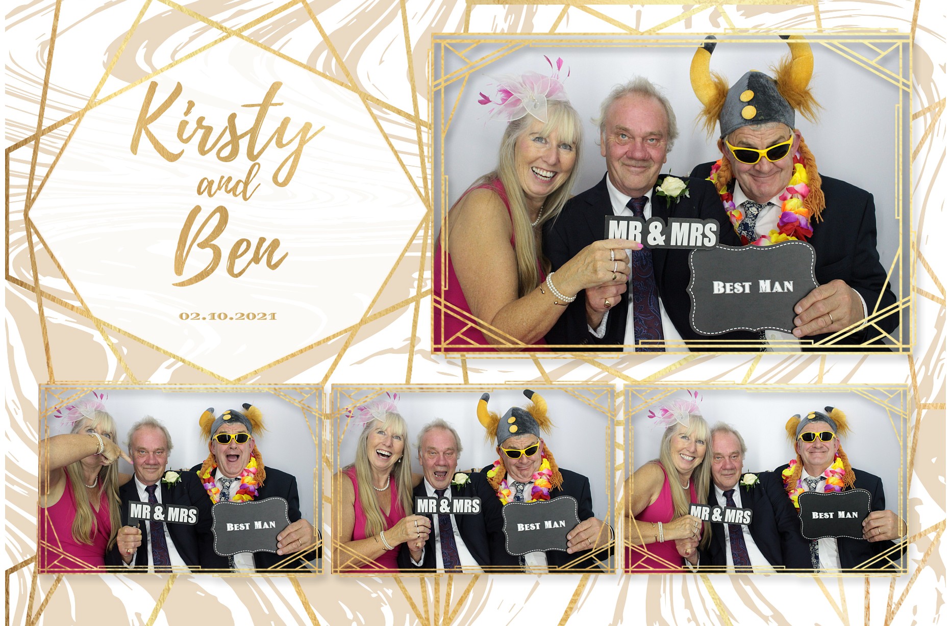 Kirsty and Ben's Wedding  | View more photos from the event at gallery.myphotoboothexperience.co.uk/u/MyPhotoBoothExperienceLtd/Kirsty-and-Bens-Wedding