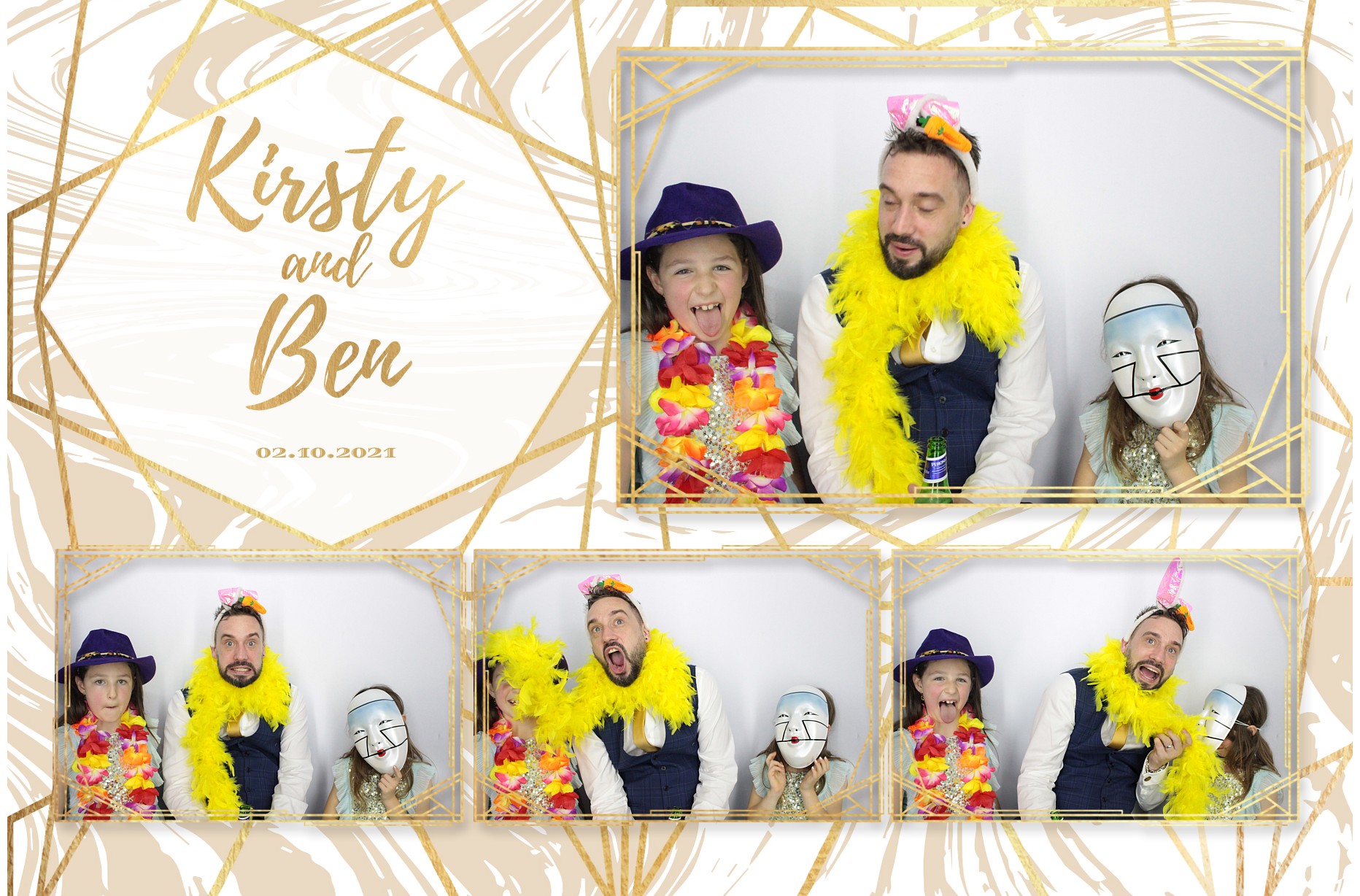 Kirsty and Ben's Wedding  | View more photos from the event at gallery.myphotoboothexperience.co.uk/u/MyPhotoBoothExperienceLtd/Kirsty-and-Bens-Wedding