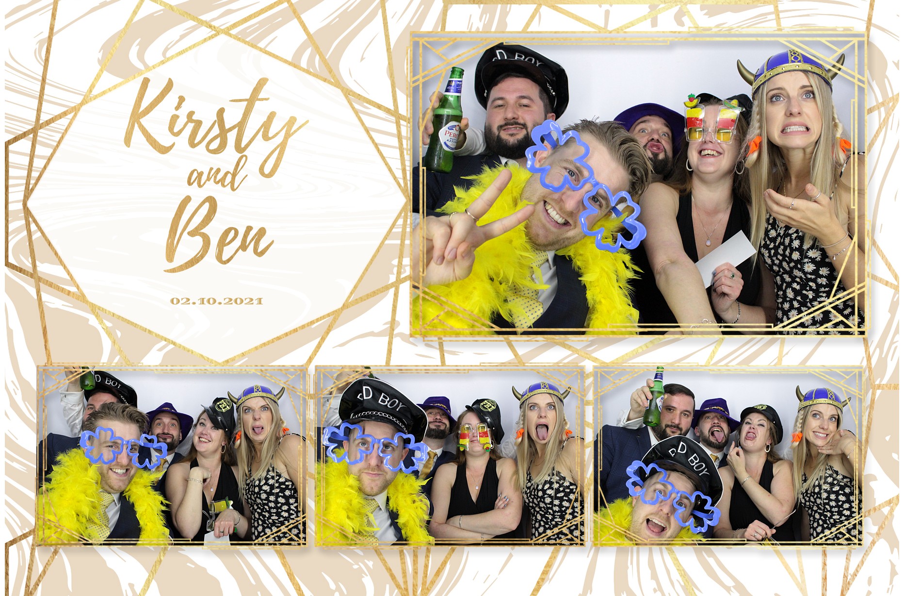 Kirsty and Ben's Wedding  | View more photos from the event at gallery.myphotoboothexperience.co.uk/u/MyPhotoBoothExperienceLtd/Kirsty-and-Bens-Wedding