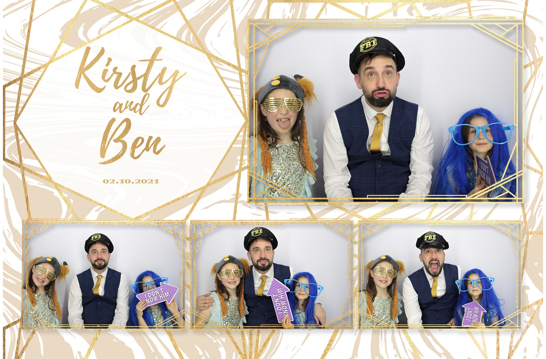 Kirsty and Ben's Wedding  | View more photos from the event at gallery.myphotoboothexperience.co.uk/u/MyPhotoBoothExperienceLtd/Kirsty-and-Bens-Wedding