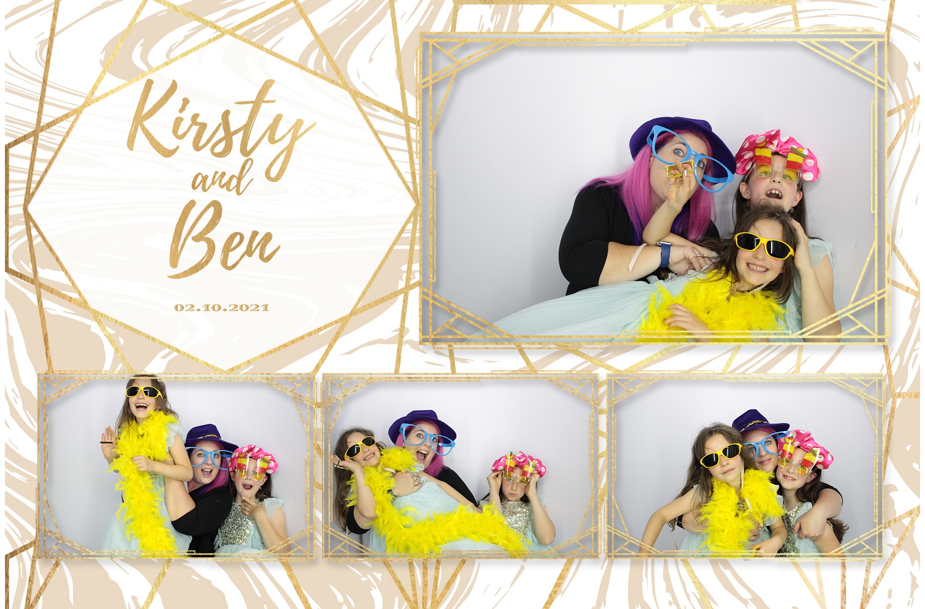 Kirsty and Ben's Wedding  | View more photos from the event at gallery.myphotoboothexperience.co.uk/u/MyPhotoBoothExperienceLtd/Kirsty-and-Bens-Wedding