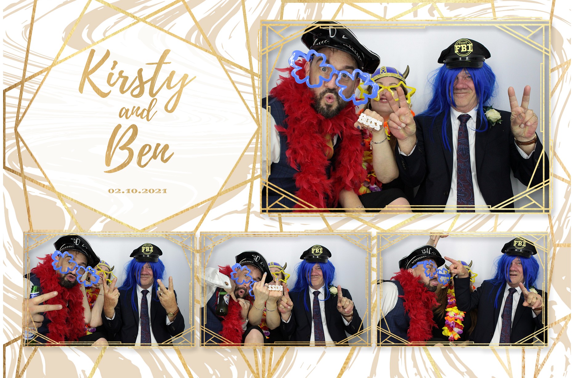Kirsty and Ben's Wedding  | View more photos from the event at gallery.myphotoboothexperience.co.uk/u/MyPhotoBoothExperienceLtd/Kirsty-and-Bens-Wedding