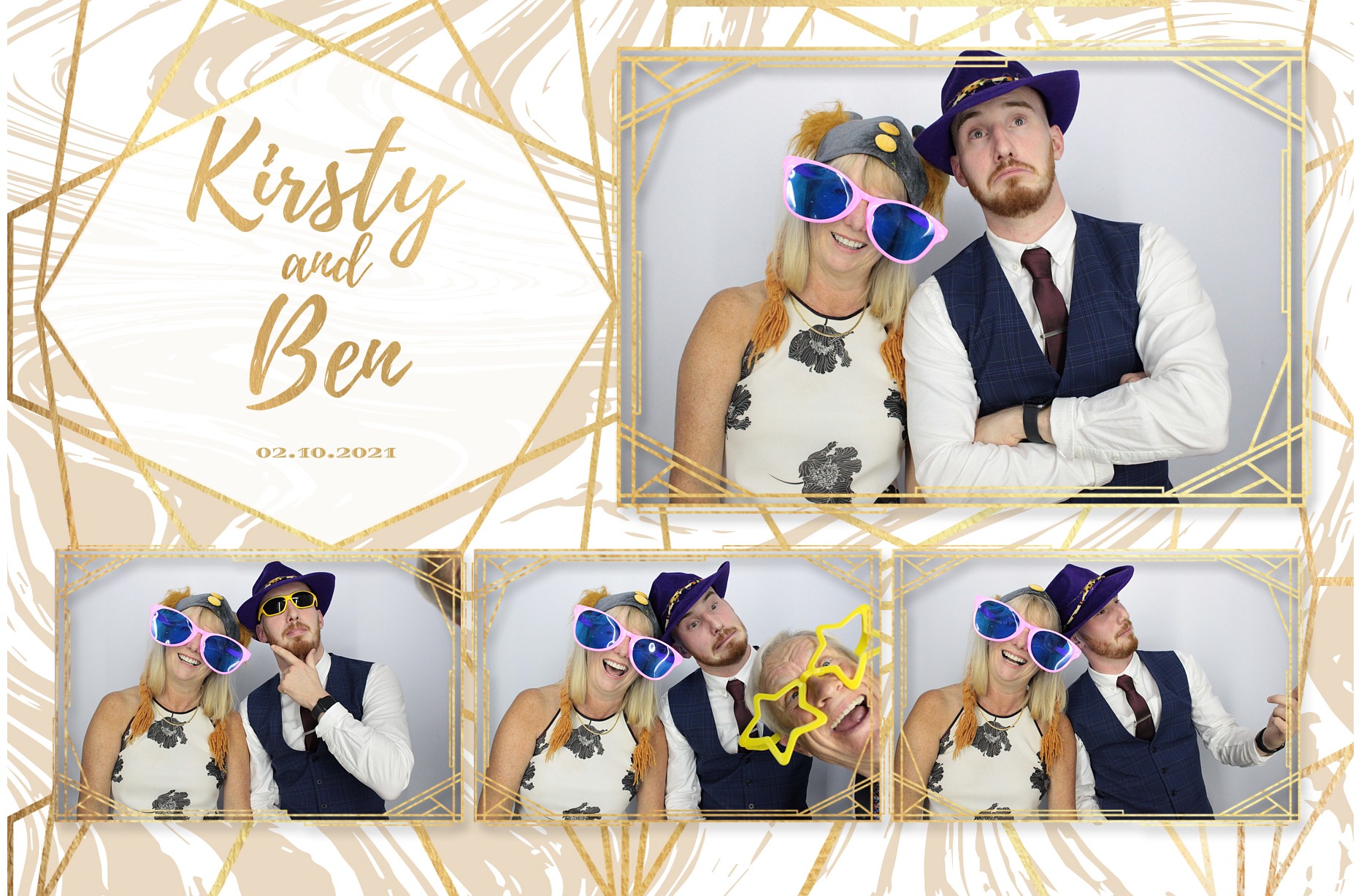 Kirsty and Ben's Wedding  | View more photos from the event at gallery.myphotoboothexperience.co.uk/u/MyPhotoBoothExperienceLtd/Kirsty-and-Bens-Wedding