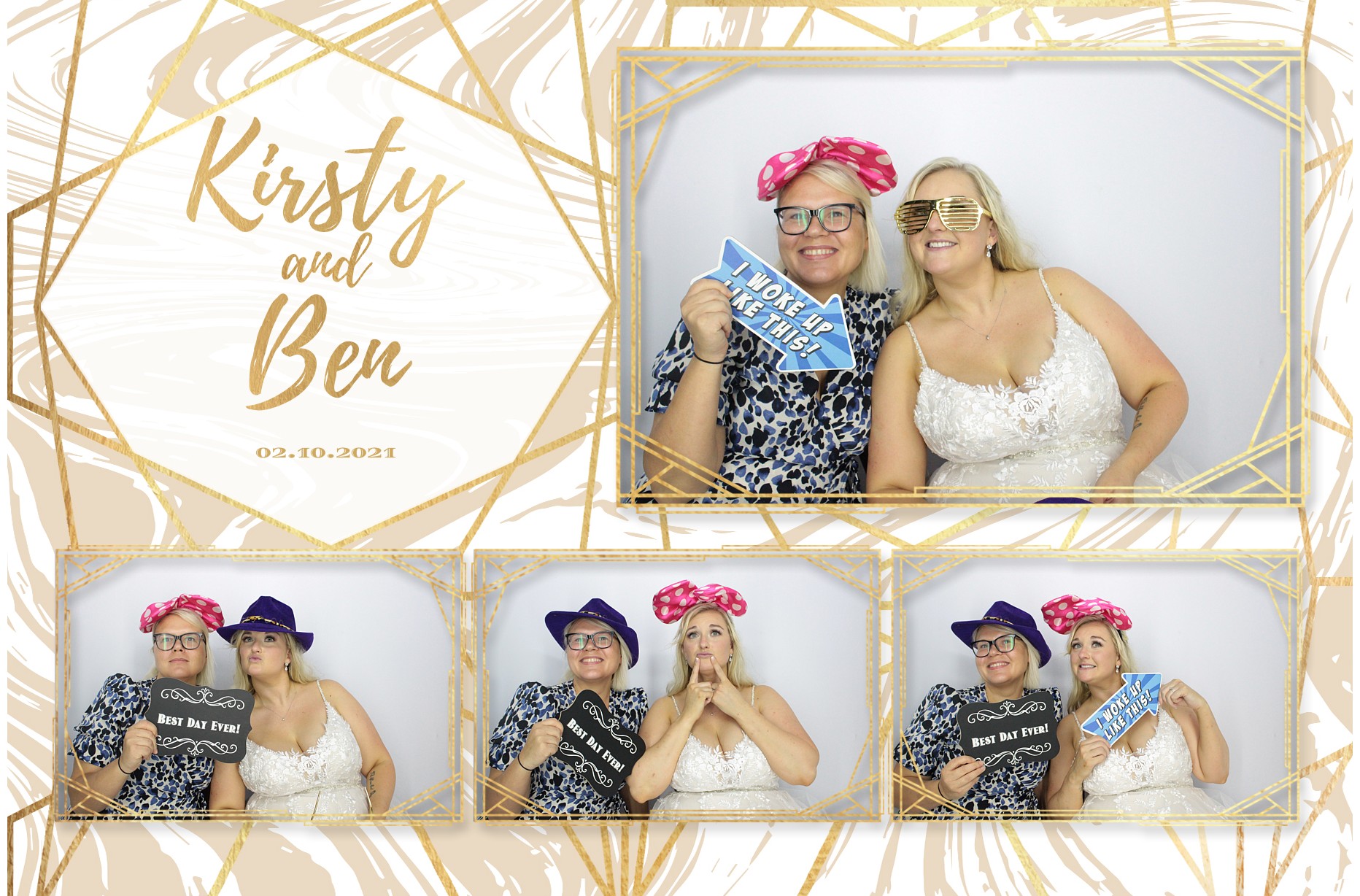 Kirsty and Ben's Wedding  | View more photos from the event at gallery.myphotoboothexperience.co.uk/u/MyPhotoBoothExperienceLtd/Kirsty-and-Bens-Wedding