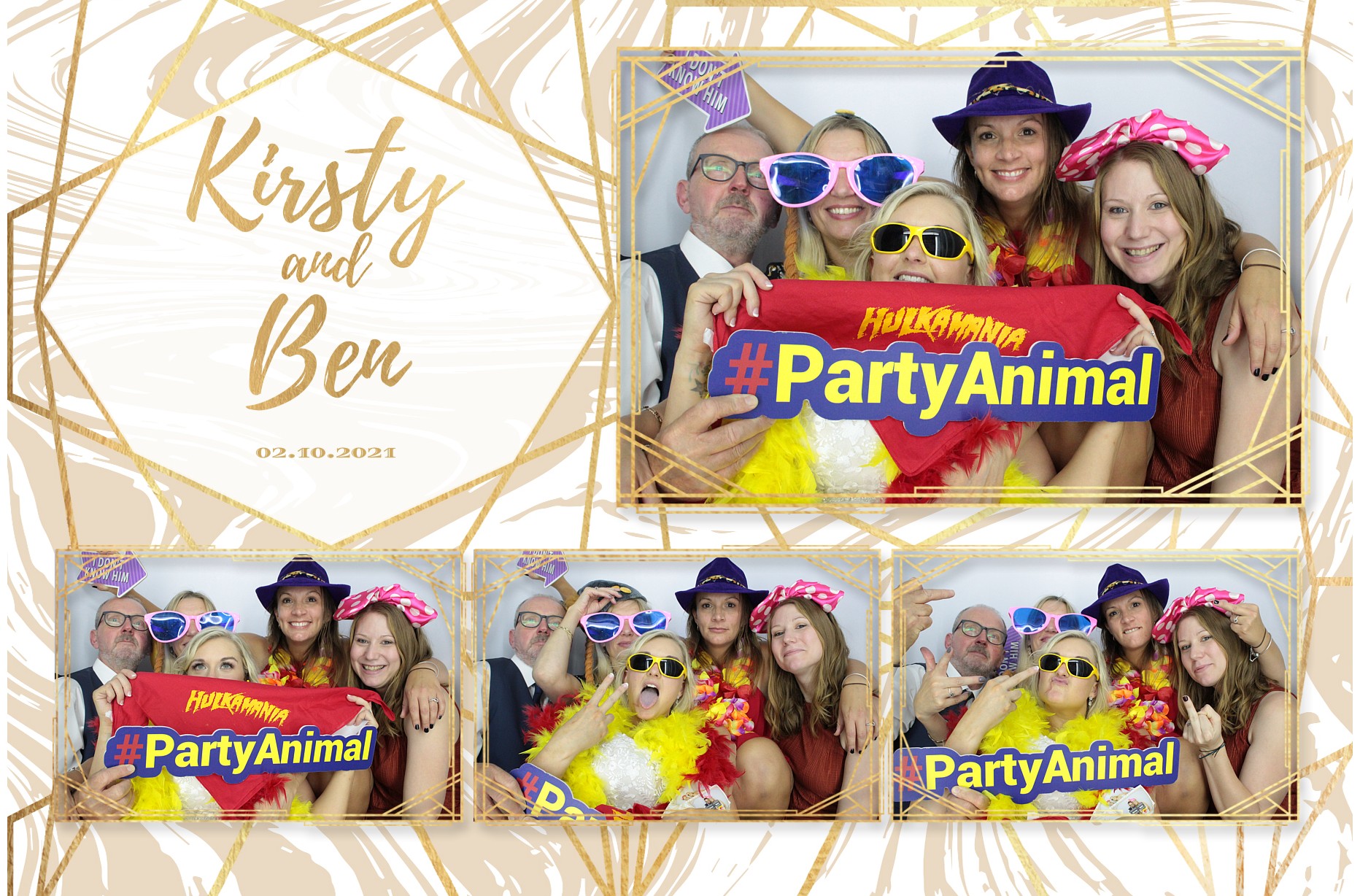 Kirsty and Ben's Wedding  | View more photos from the event at gallery.myphotoboothexperience.co.uk/u/MyPhotoBoothExperienceLtd/Kirsty-and-Bens-Wedding