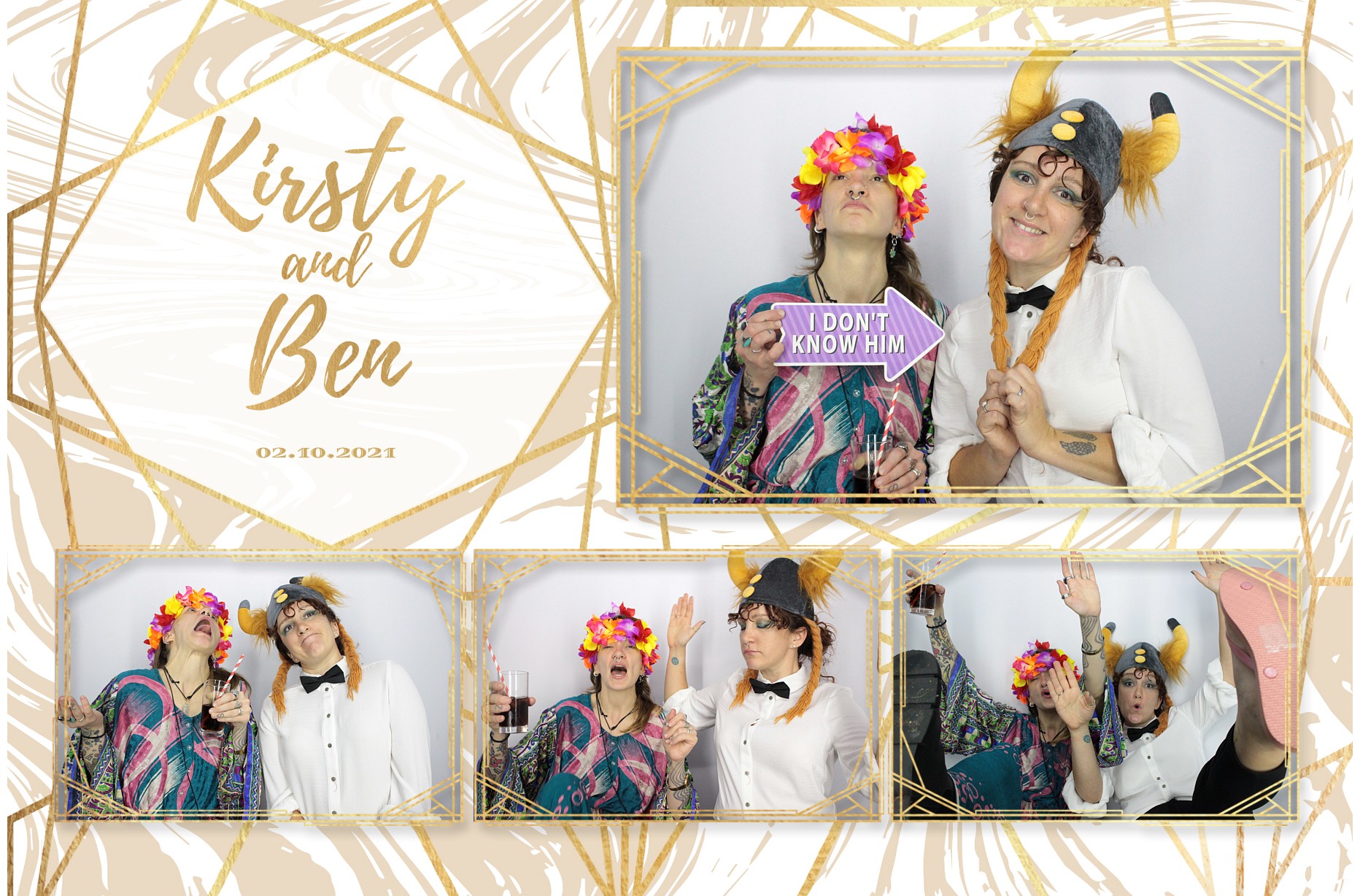 Kirsty and Ben's Wedding  | View more photos from the event at gallery.myphotoboothexperience.co.uk/u/MyPhotoBoothExperienceLtd/Kirsty-and-Bens-Wedding