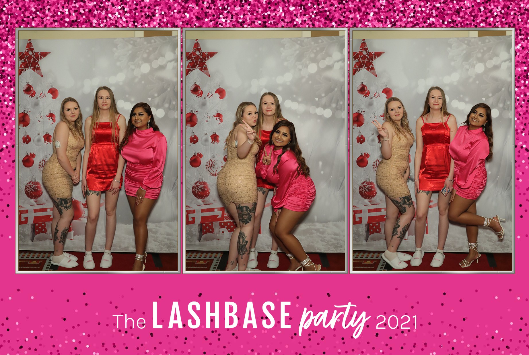 LashBase Christmas Party 2021 | View more photos from the event at gallery.myphotoboothexperience.co.uk/u/MyPhotoBoothExperienceLtd/LashBase-Christmas-Party-2021