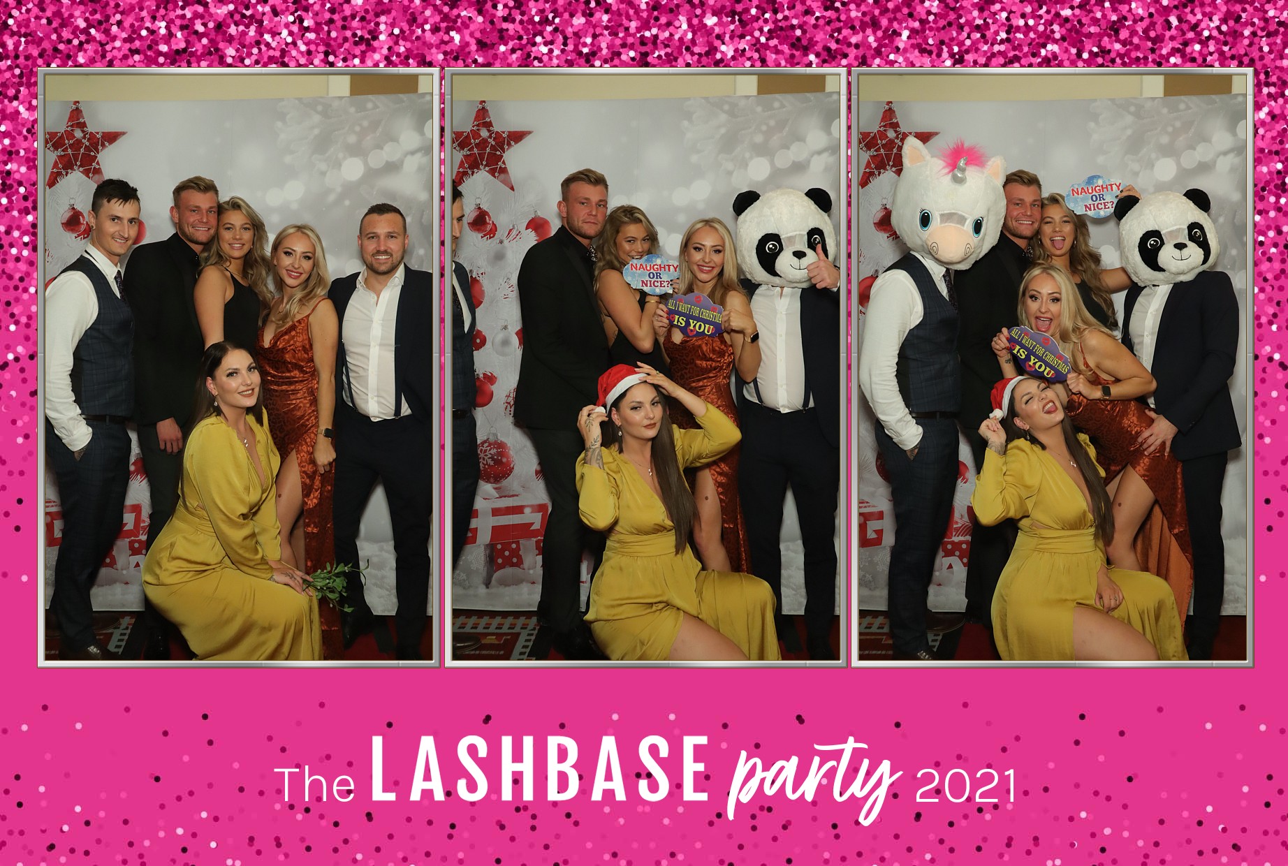 LashBase Christmas Party 2021 | View more photos from the event at gallery.myphotoboothexperience.co.uk/u/MyPhotoBoothExperienceLtd/LashBase-Christmas-Party-2021