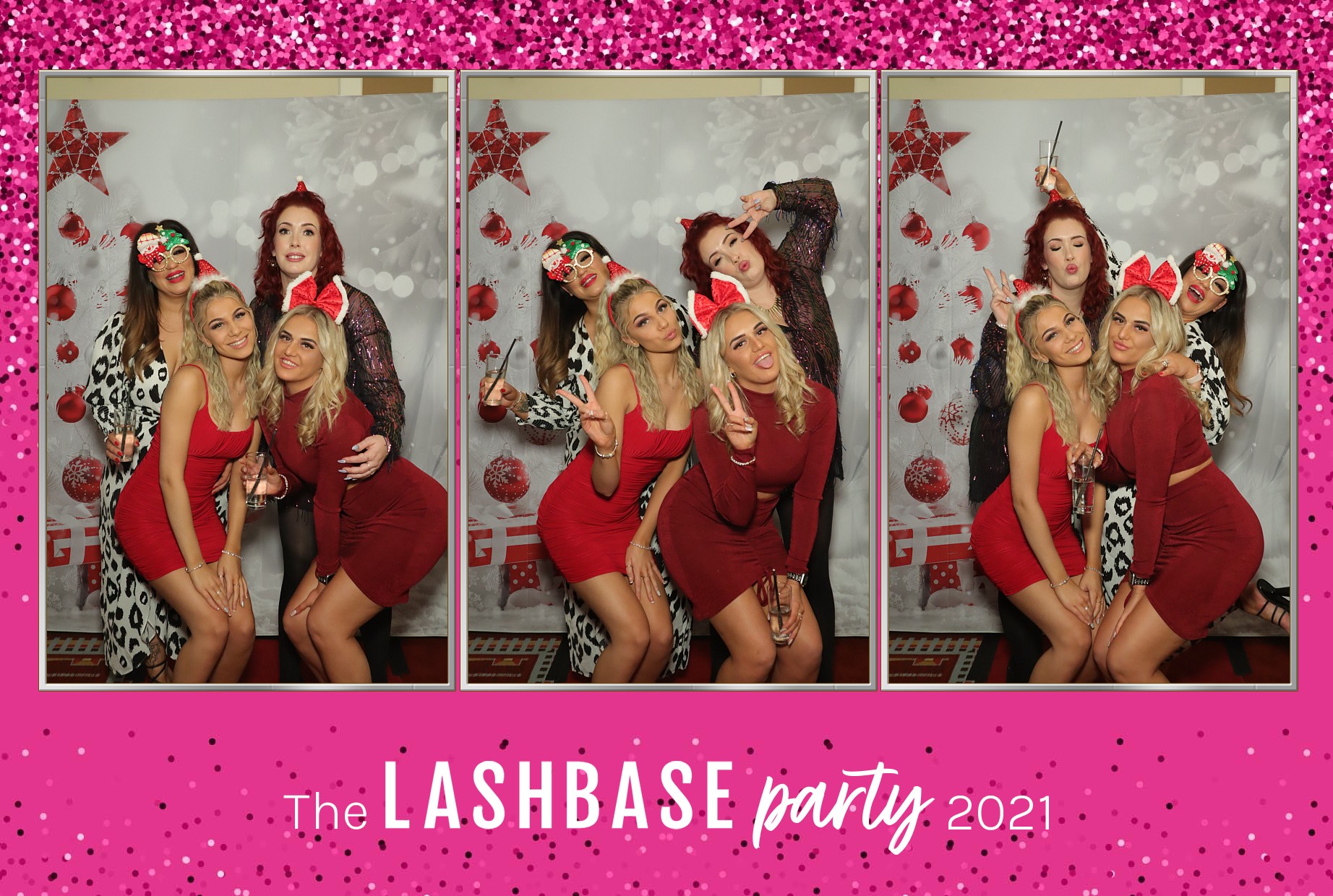 LashBase Christmas Party 2021 | View more photos from the event at gallery.myphotoboothexperience.co.uk/u/MyPhotoBoothExperienceLtd/LashBase-Christmas-Party-2021