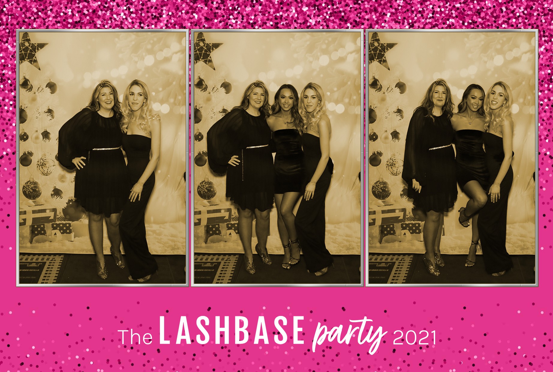 LashBase Christmas Party 2021 | View more photos from the event at gallery.myphotoboothexperience.co.uk/u/MyPhotoBoothExperienceLtd/LashBase-Christmas-Party-2021