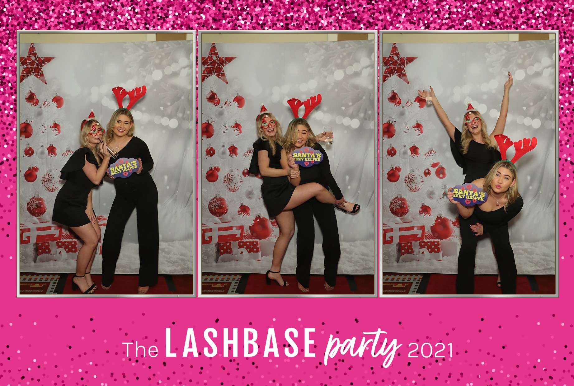 LashBase Christmas Party 2021 | View more photos from the event at gallery.myphotoboothexperience.co.uk/u/MyPhotoBoothExperienceLtd/LashBase-Christmas-Party-2021
