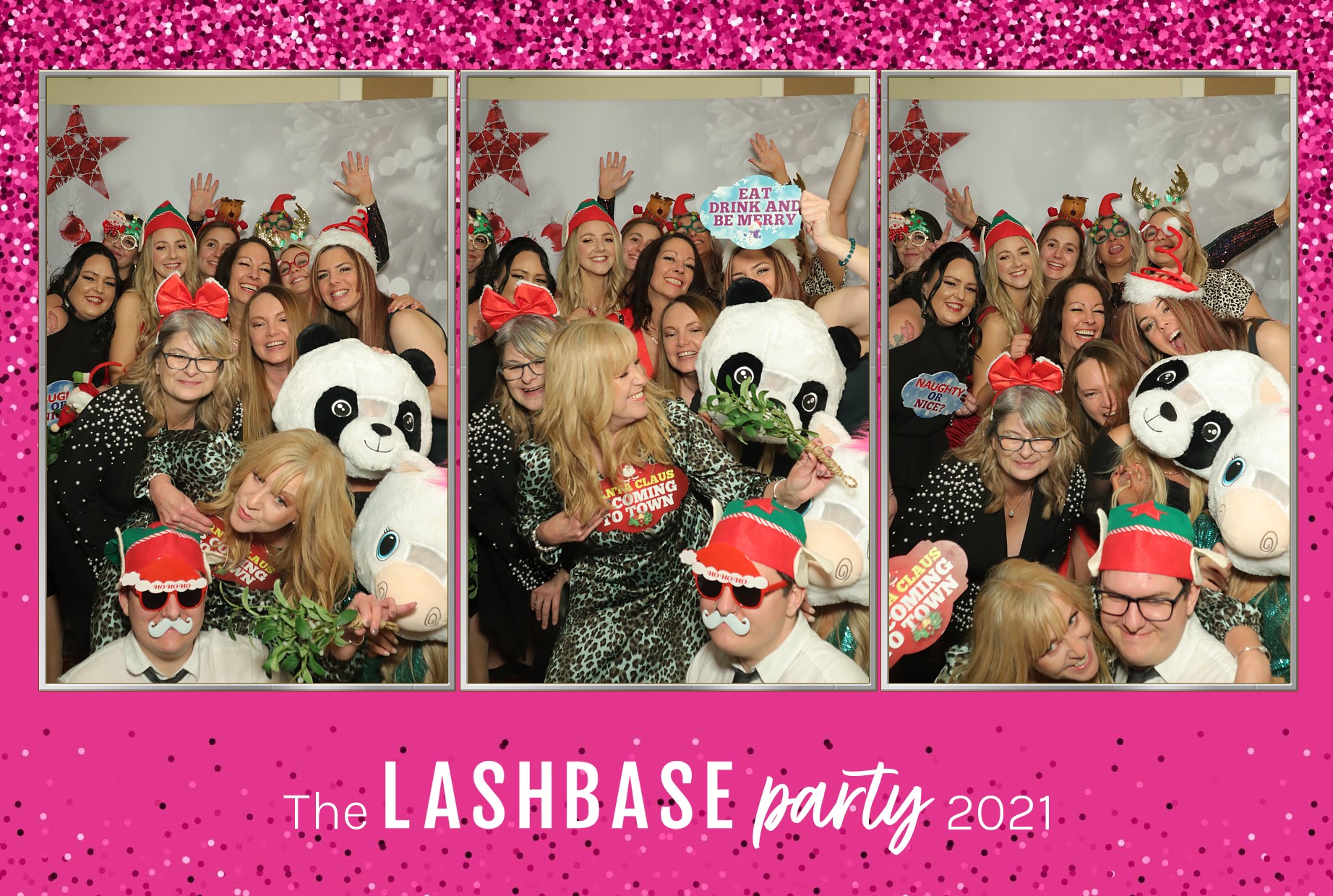 LashBase Christmas Party 2021 | View more photos from the event at gallery.myphotoboothexperience.co.uk/u/MyPhotoBoothExperienceLtd/LashBase-Christmas-Party-2021