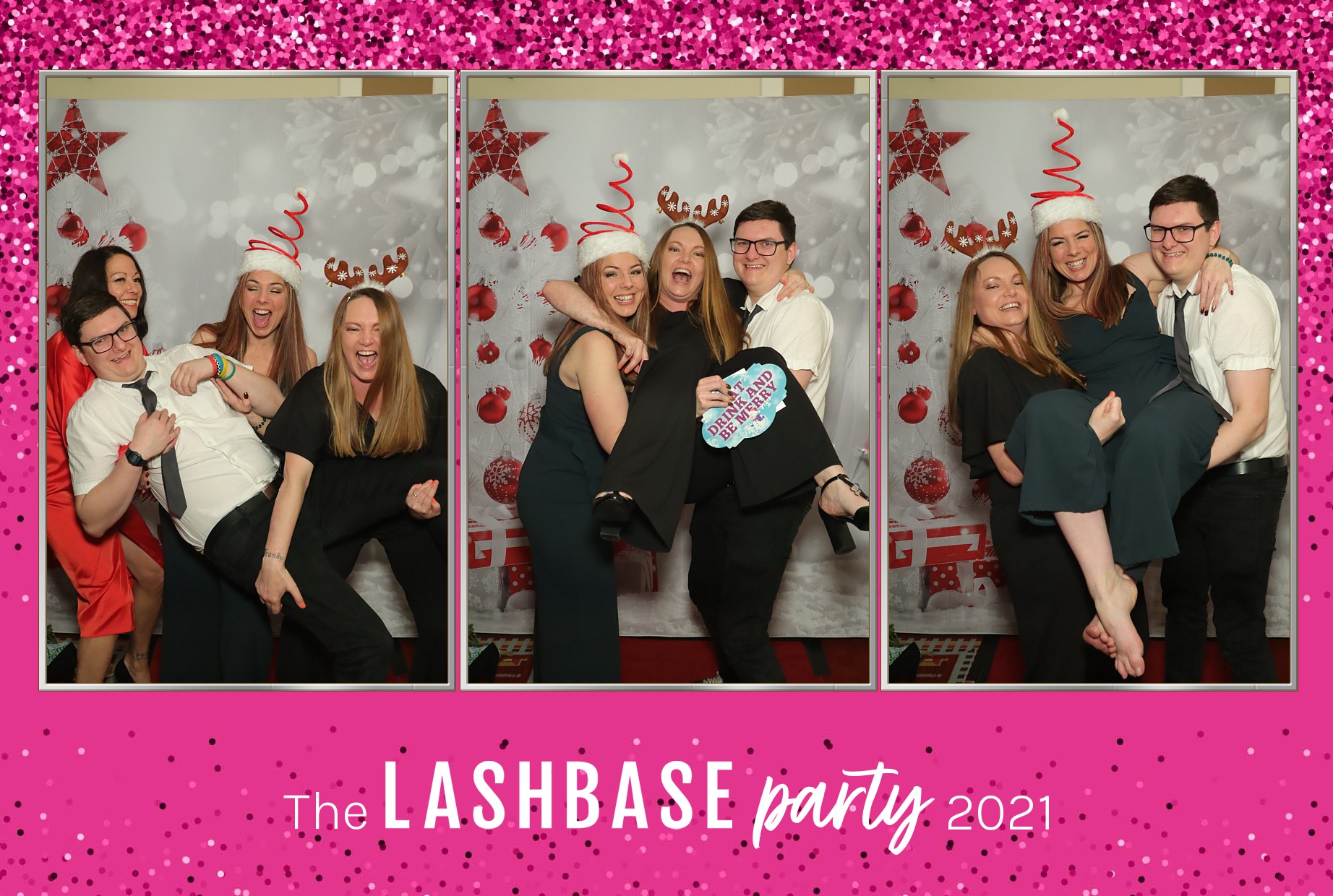 LashBase Christmas Party 2021 | View more photos from the event at gallery.myphotoboothexperience.co.uk/u/MyPhotoBoothExperienceLtd/LashBase-Christmas-Party-2021