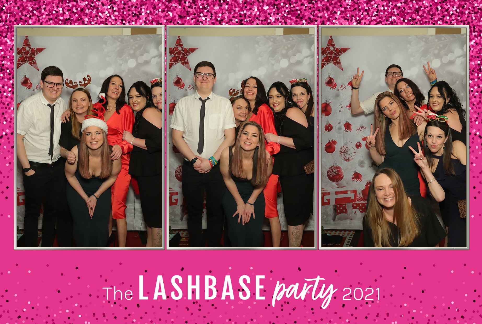 LashBase Christmas Party 2021 | View more photos from the event at gallery.myphotoboothexperience.co.uk/u/MyPhotoBoothExperienceLtd/LashBase-Christmas-Party-2021