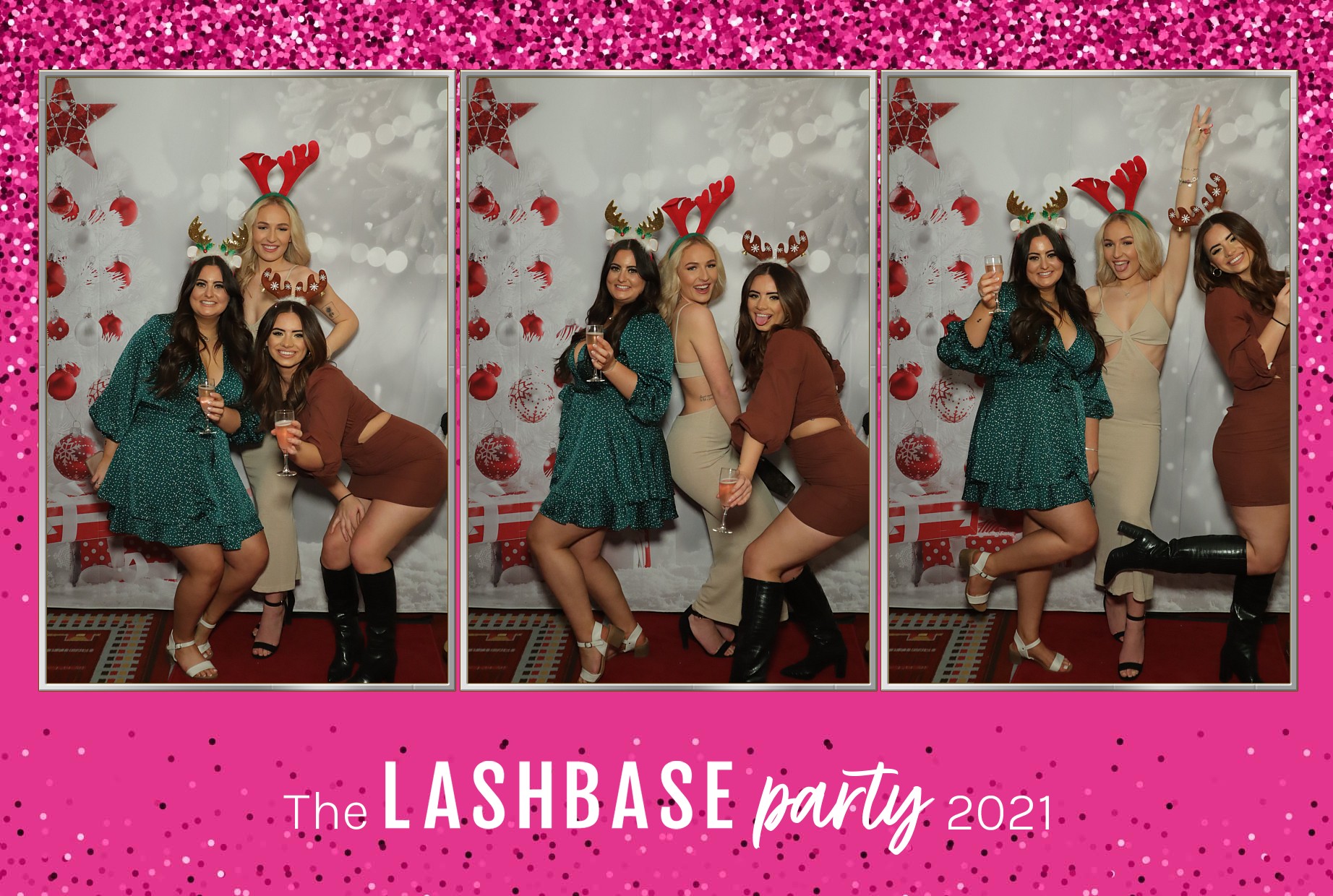 LashBase Christmas Party 2021 | View more photos from the event at gallery.myphotoboothexperience.co.uk/u/MyPhotoBoothExperienceLtd/LashBase-Christmas-Party-2021