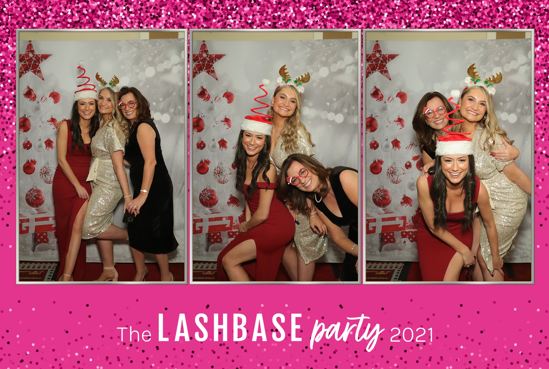 LashBase Christmas Party 2021 | View more photos from the event at gallery.myphotoboothexperience.co.uk/u/MyPhotoBoothExperienceLtd/LashBase-Christmas-Party-2021