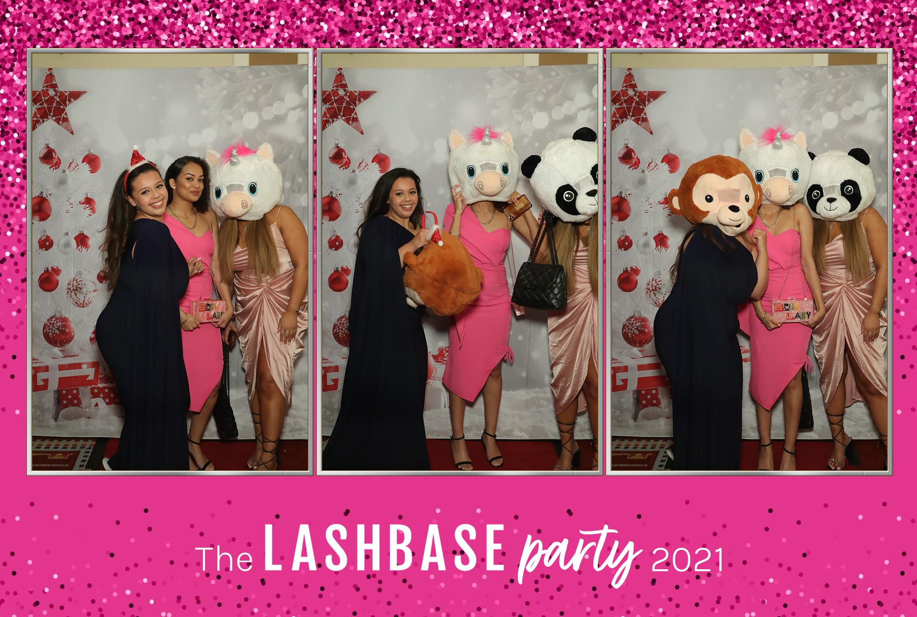 LashBase Christmas Party 2021 | View more photos from the event at gallery.myphotoboothexperience.co.uk/u/MyPhotoBoothExperienceLtd/LashBase-Christmas-Party-2021