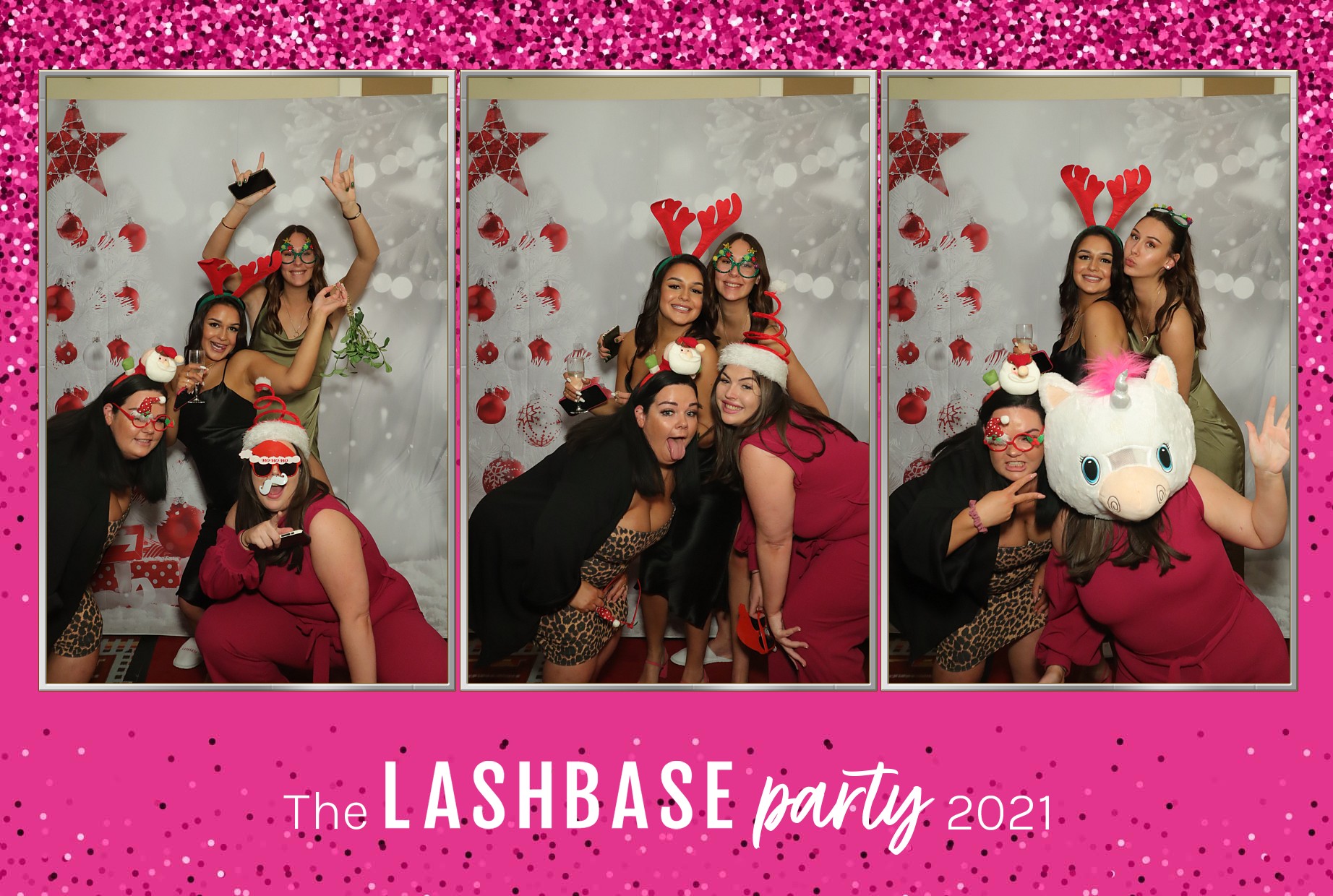 LashBase Christmas Party 2021 | View more photos from the event at gallery.myphotoboothexperience.co.uk/u/MyPhotoBoothExperienceLtd/LashBase-Christmas-Party-2021