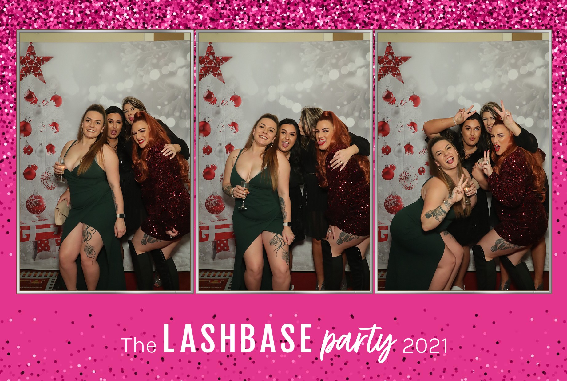LashBase Christmas Party 2021 | View more photos from the event at gallery.myphotoboothexperience.co.uk/u/MyPhotoBoothExperienceLtd/LashBase-Christmas-Party-2021